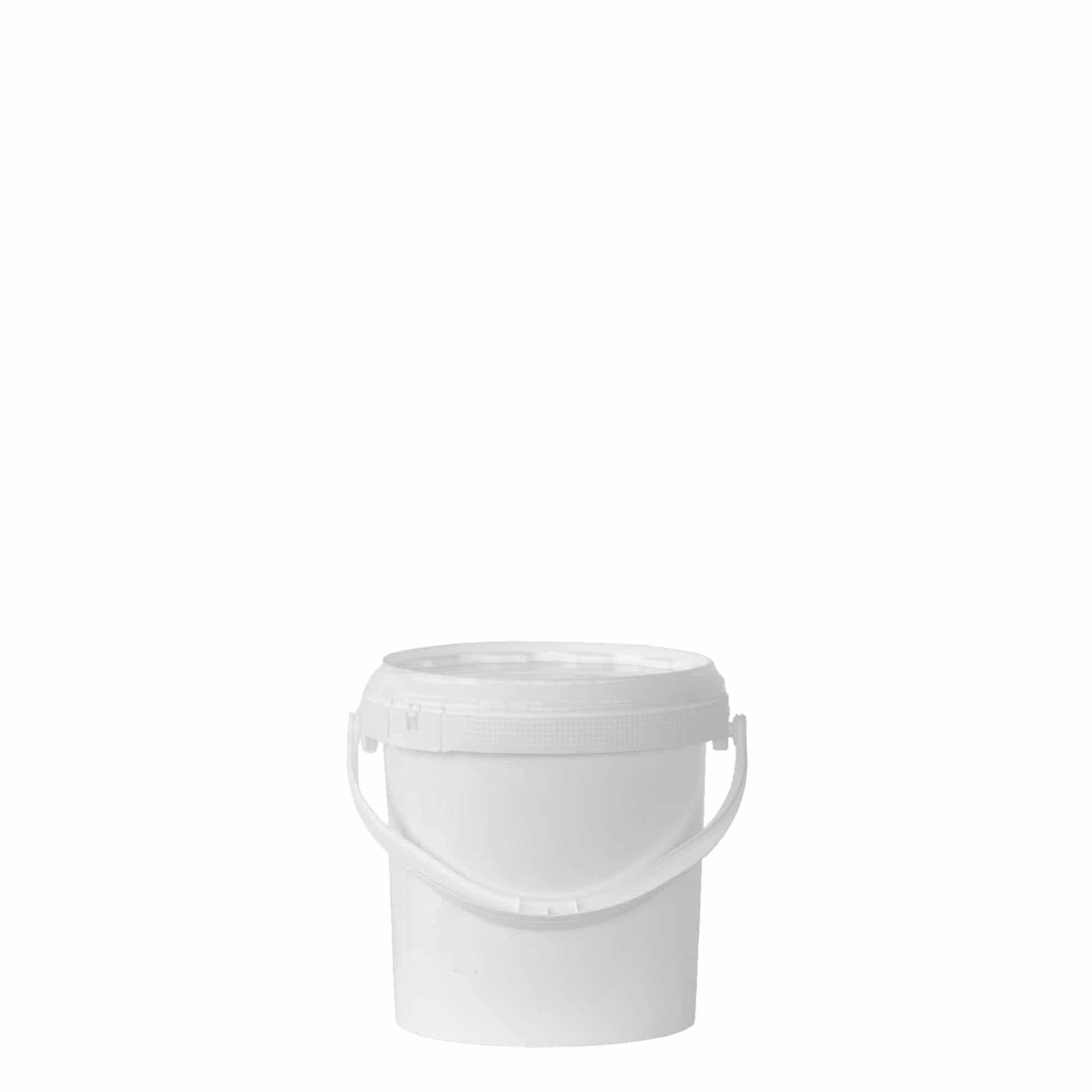 Seau de 1,8 l, plastique PP, blanc