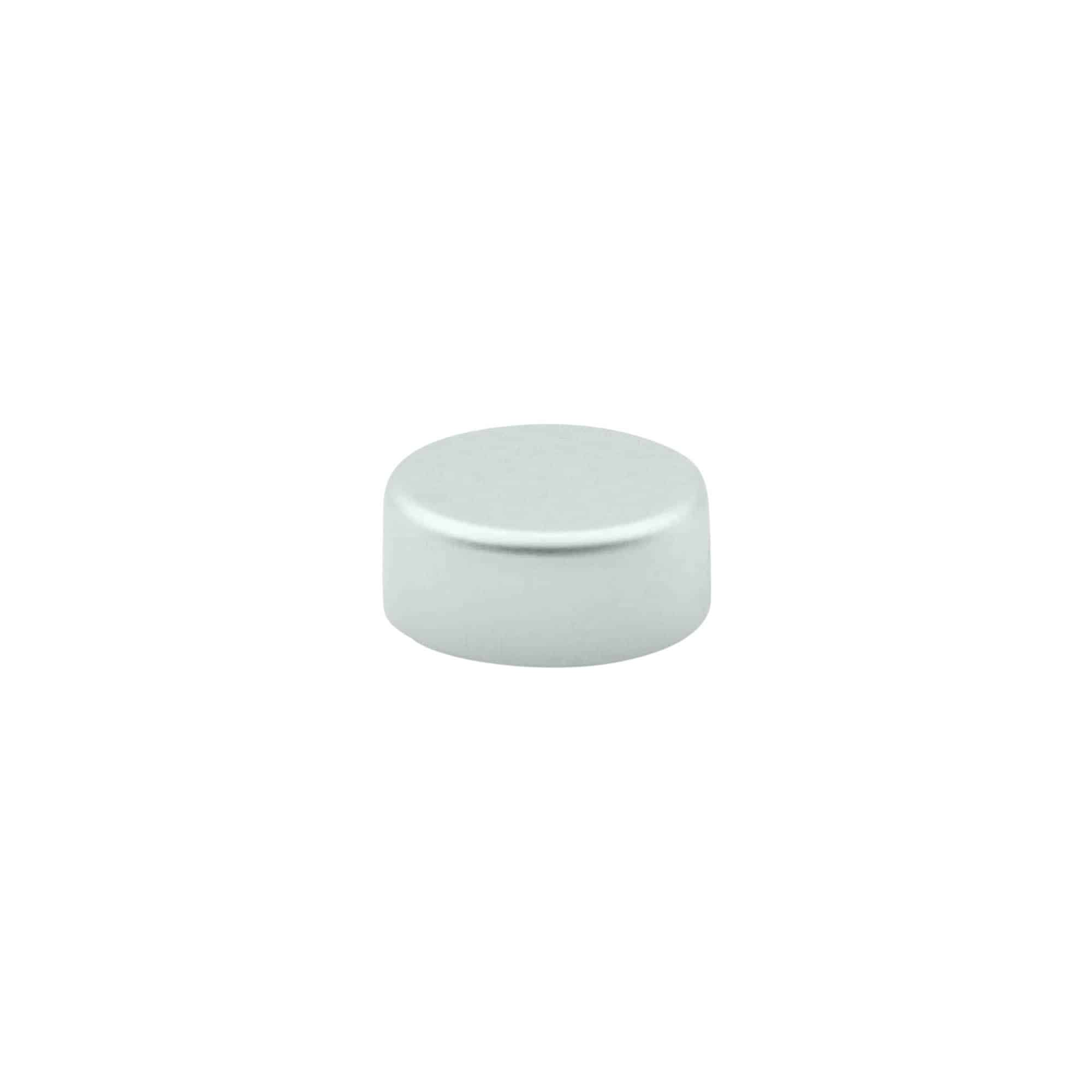 Bouchon à vis, plastique ABS, argenté, pour ouverture : GPI 22/400