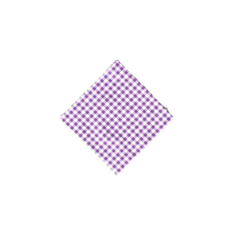 Napperon à carreaux 12x12, carré, tissu, lilas, bouchage: TO38-TO53 Napperon à carreaux 12x12, carré, tissu, lilas, bouchage: TO38-TO53