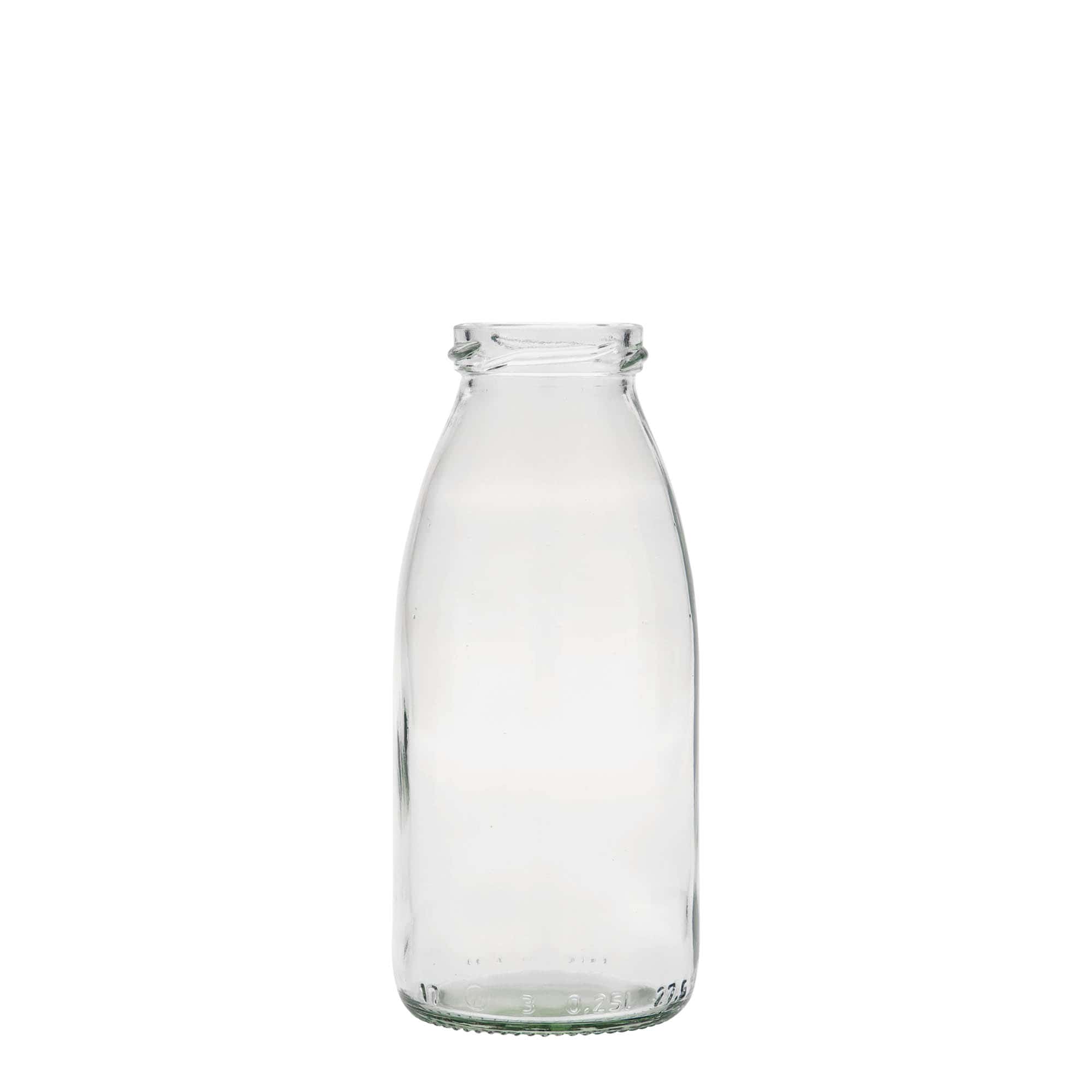 Bouteille en verre 250 ml Vroni, ouverture : Twist-Off (TO 43)