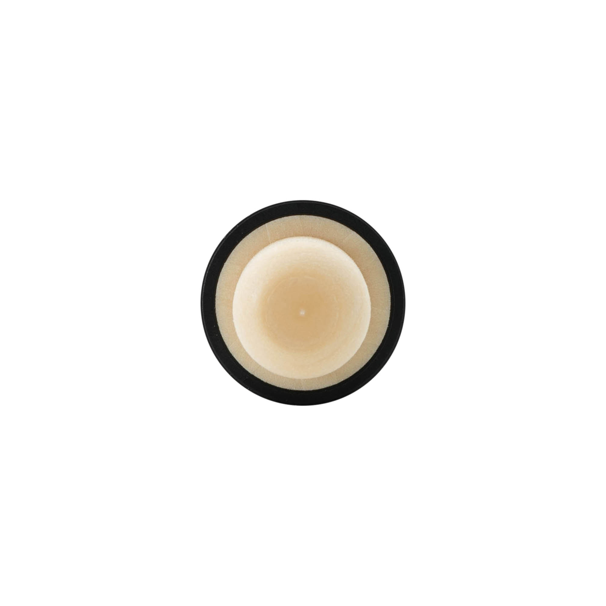 Bouchon à prise 19 mm, plastique, noir, pour embouchure : liège Bouchon à prise 19 mm, plastique, noir, pour embouchure : liège