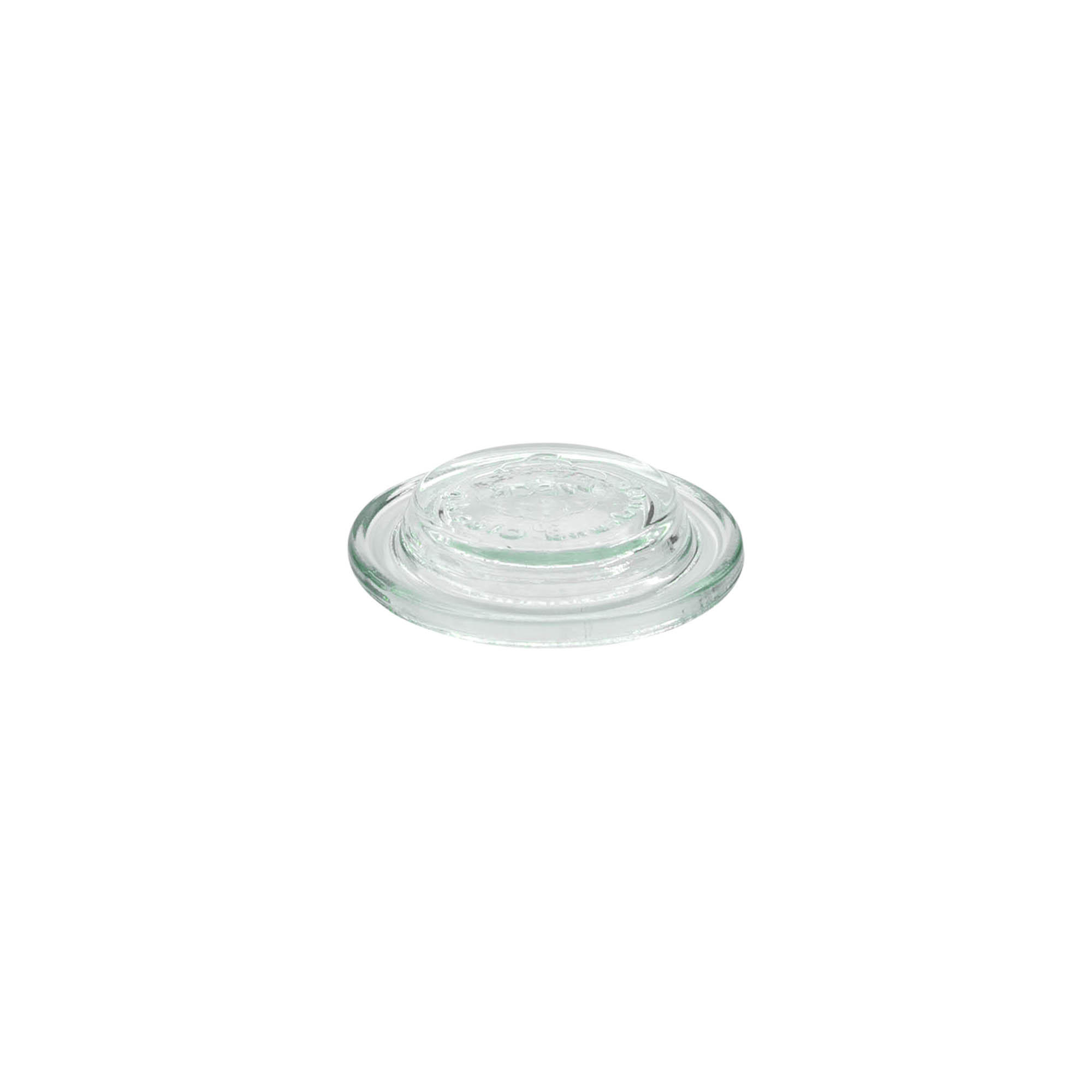 Couvercle en verre WECK à bord rond, pour ouverture : RR40 Couvercle en verre WECK à bord rond, pour ouverture : RR40