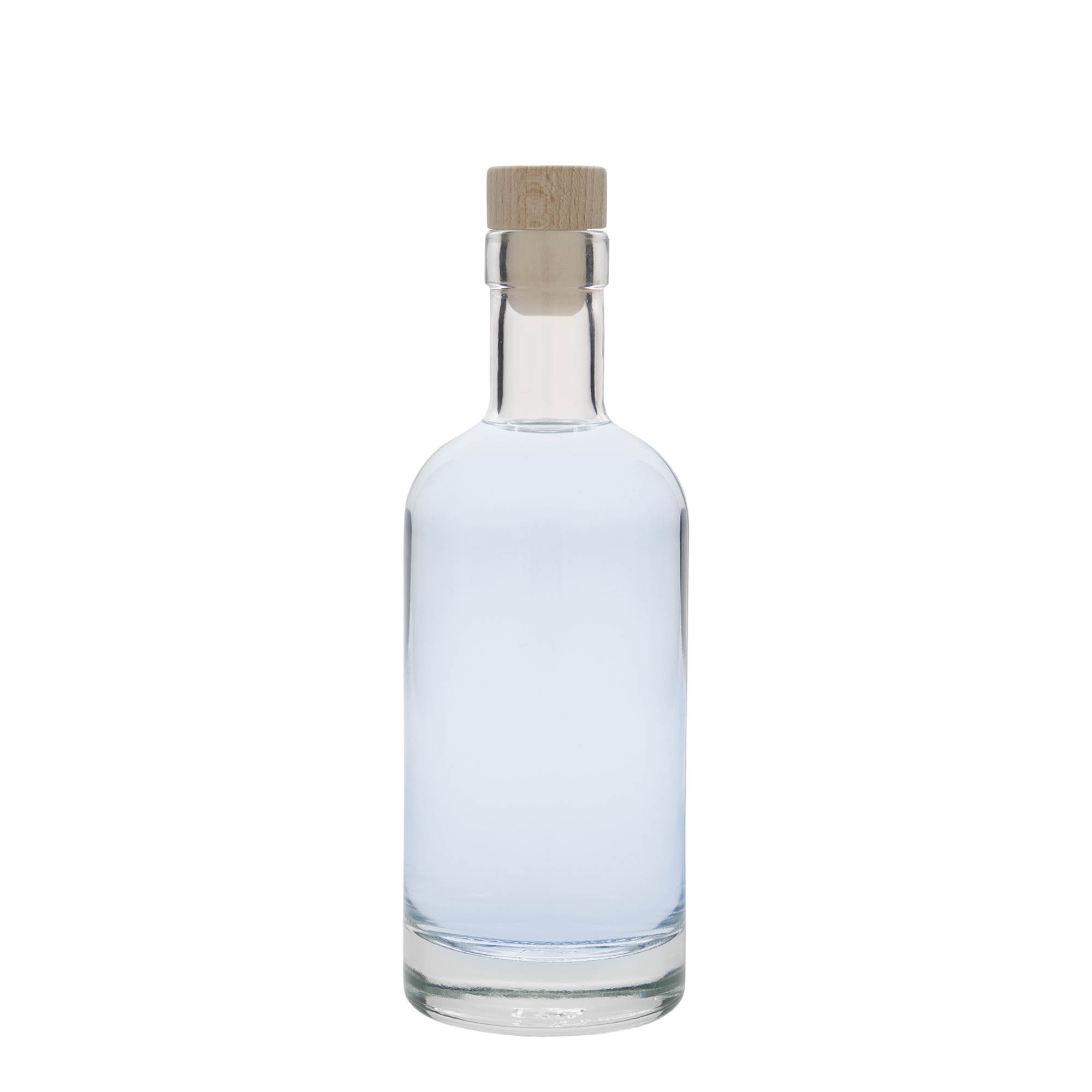 Bouteille en verre 350 ml 'Linea Uno', ouverture : bouchon en liège Bouteille en verre 350 ml 'Linea Uno', ouverture : bouchon en liège