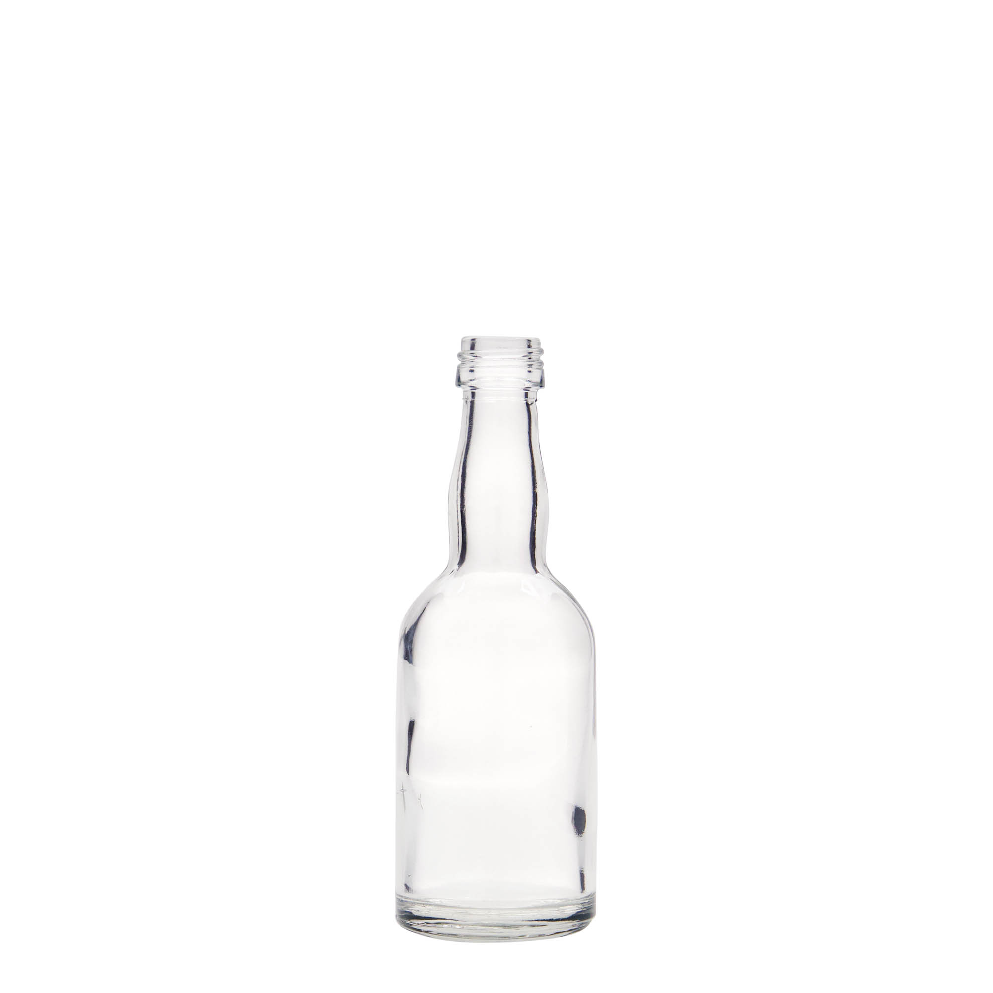 Flacon en verre 50 ml 'Proba', ouverture : PP 18 Flacon en verre 50 ml 'Proba', ouverture : PP 18