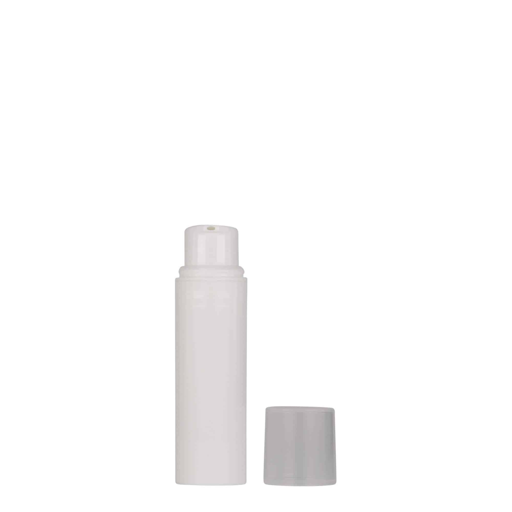 Flacon airless 10 ml 'Nano', plastique PP, blanc