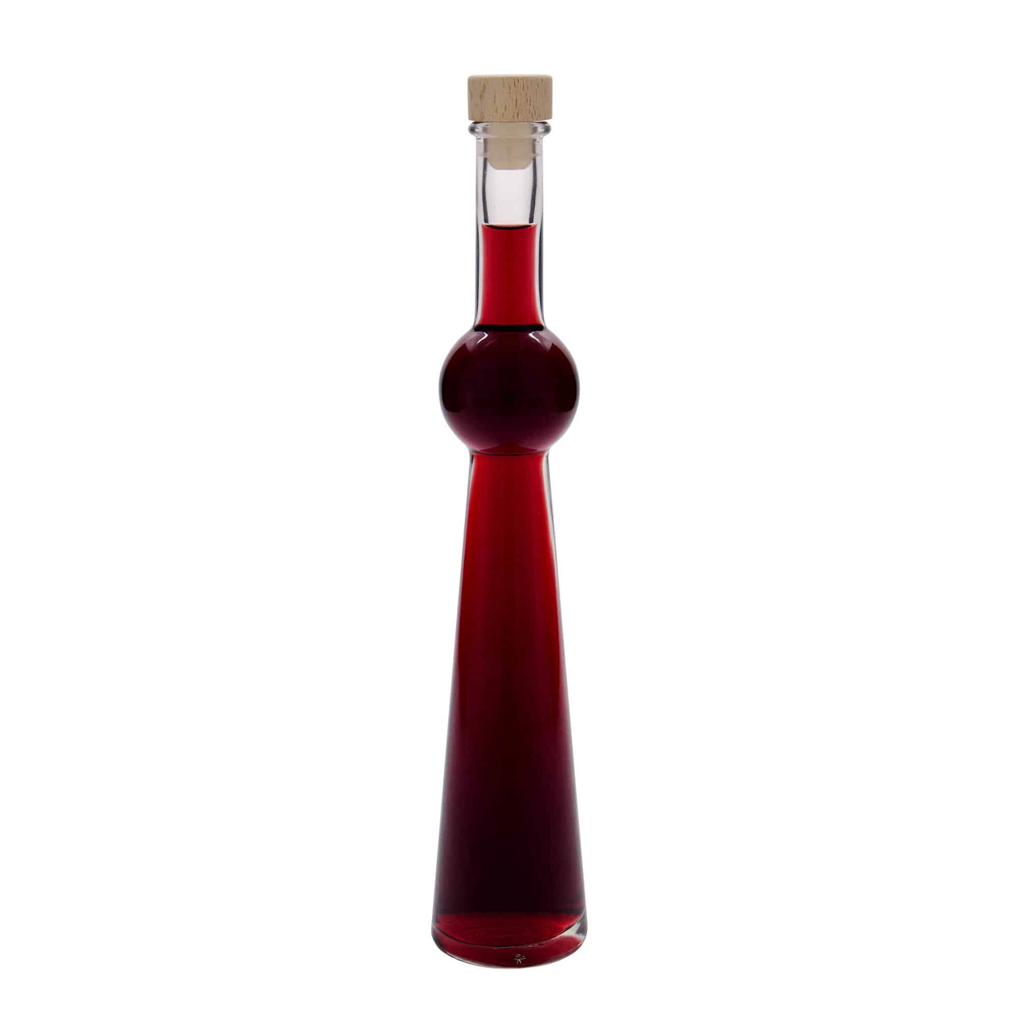 Bouteille en verre 200 ml « Supernova », ouverture : bouchon en liège