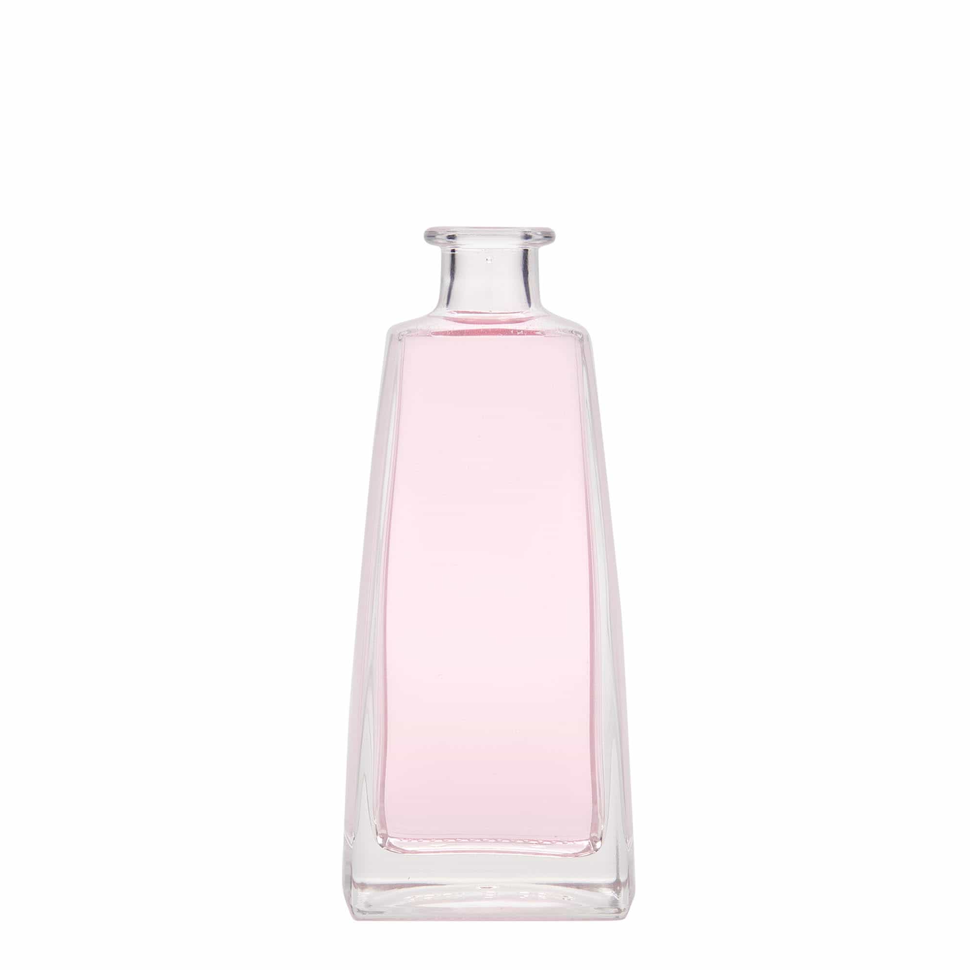 Bouteille en verre 350 ml 'Timmy', rectangulaire, ouverture : bouchon en liège Bouteille en verre 350 ml 'Timmy', rectangulaire, ouverture : bouchon en liège