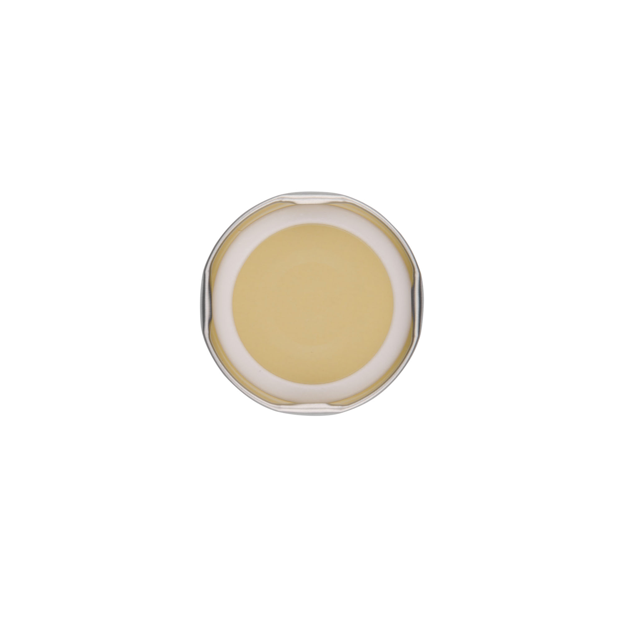 Bouchon à visser, tôle blanche, argenté, pour ouverture : TO 53