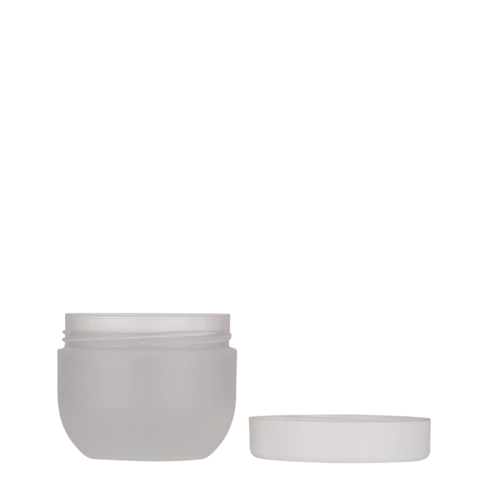 50 ml boîte en plastique 'Magic', PP, naturel, ouverture : bouchon à vis