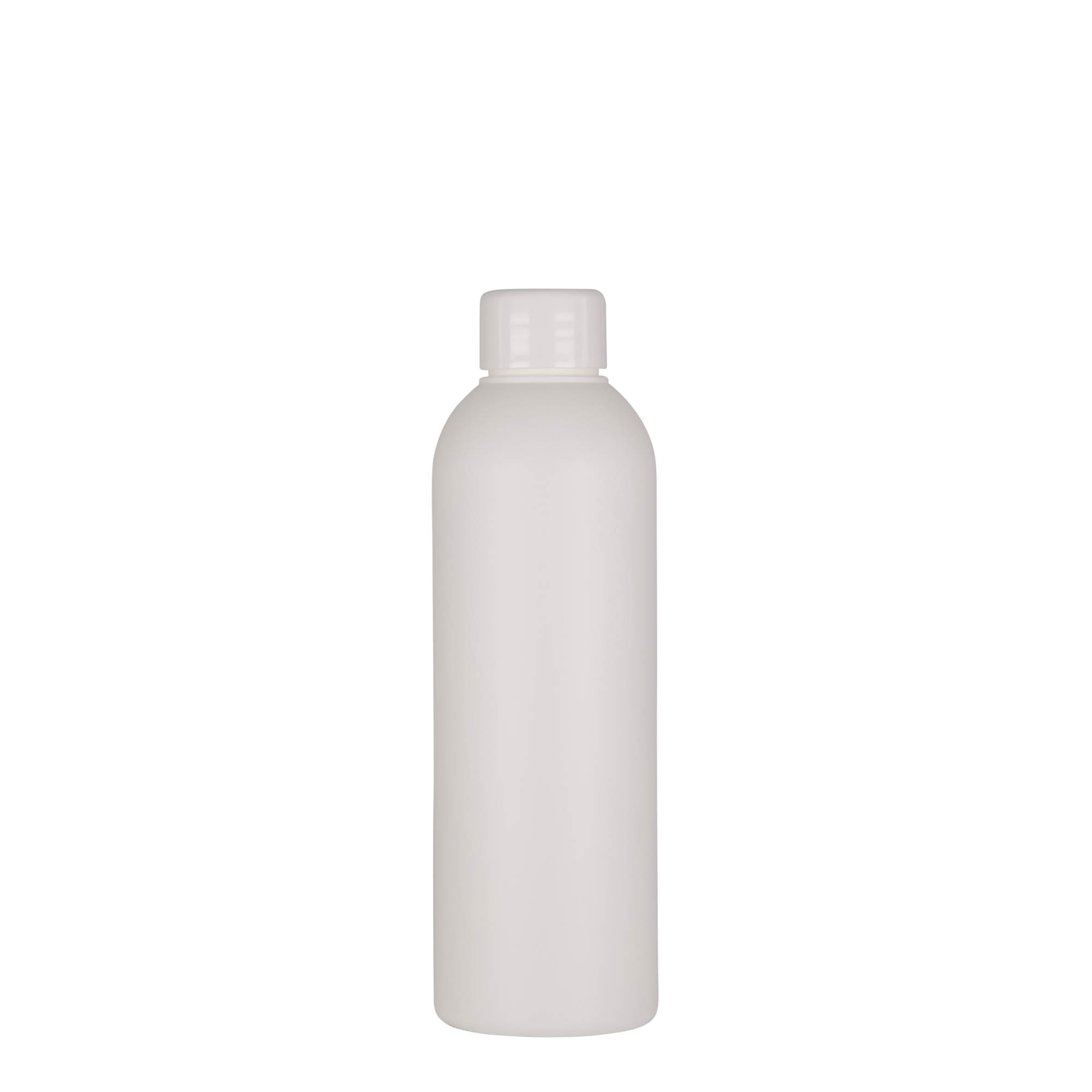 Flacon en plastique 200 ml 'Tuffy', HDPE, blanc, ouverture : 24/410 Flacon en plastique 200 ml 'Tuffy', HDPE, blanc, ouverture : 24/410