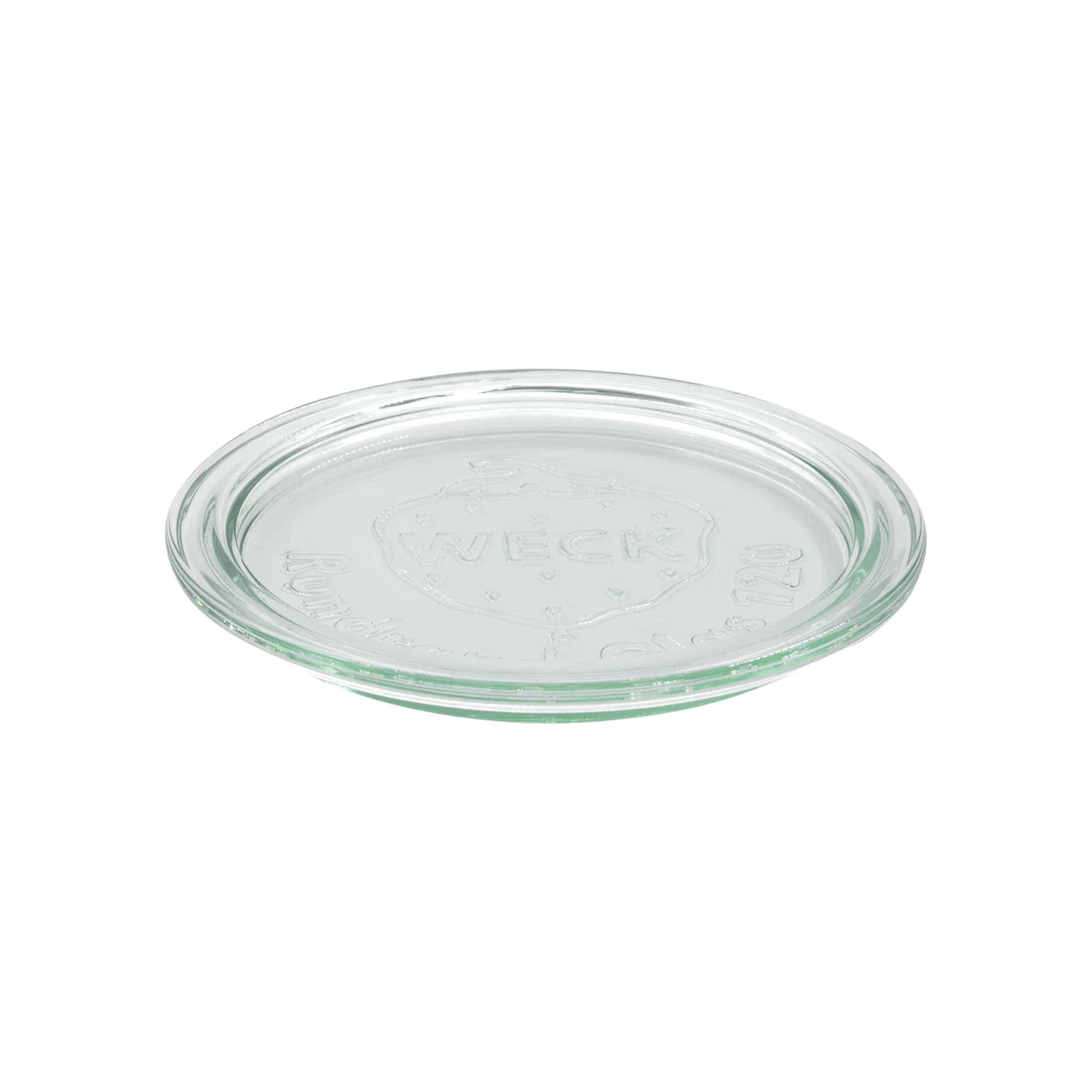 Couvercle en verre WECK à bord rond, pour ouverture : RR120