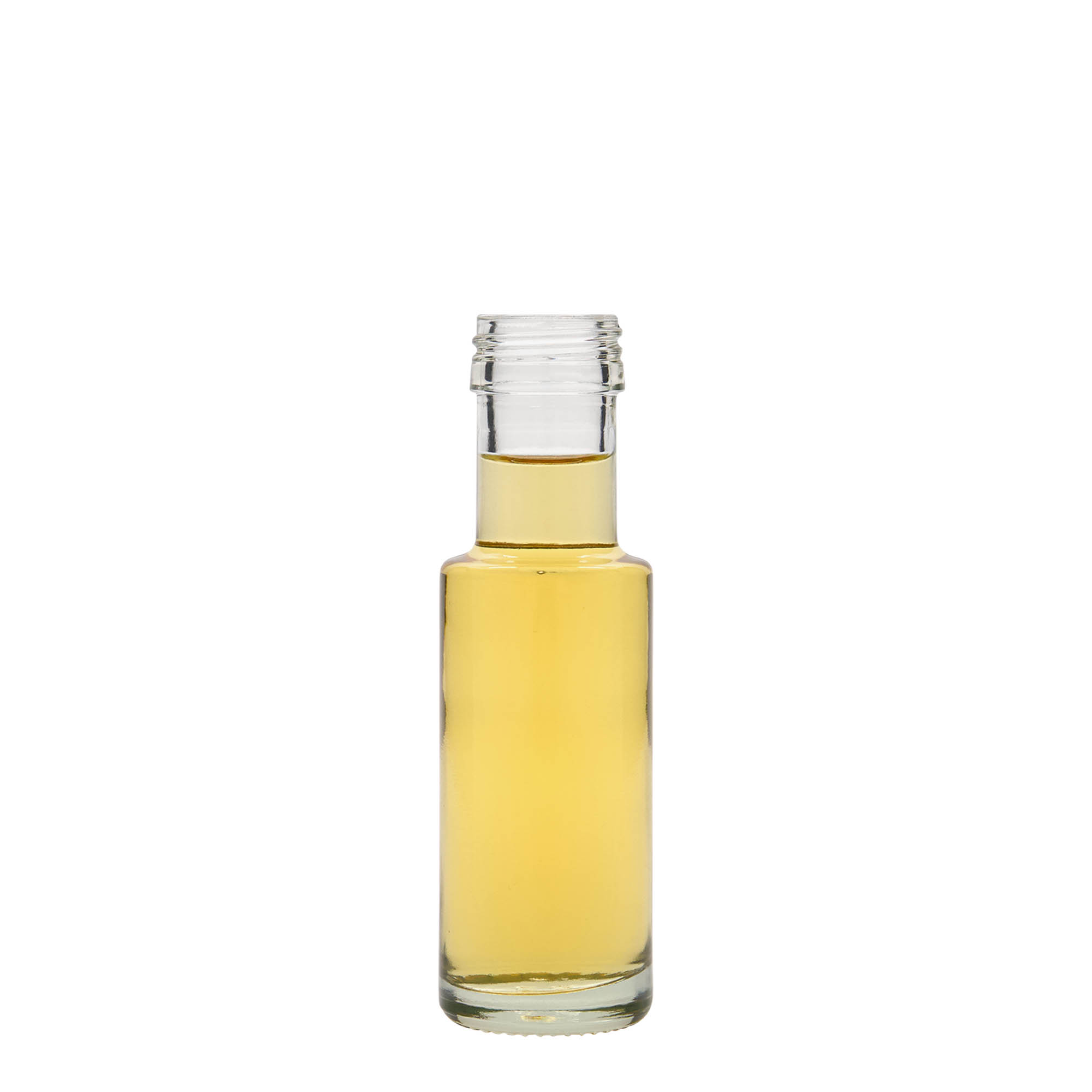 Flacon en verre 100 ml 'Dorica', ouverture : PP 31,5 Flacon en verre 100 ml 'Dorica', ouverture : PP 31,5
