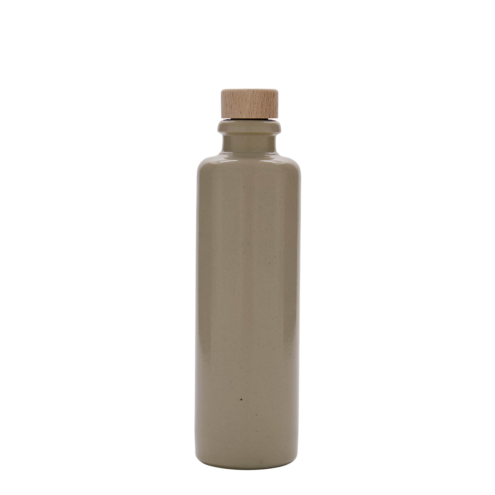 Cruche en terre cuite 200 ml, grès, beige, ouverture : liège Cruche en terre cuite 200 ml, grès, beige, ouverture : liège