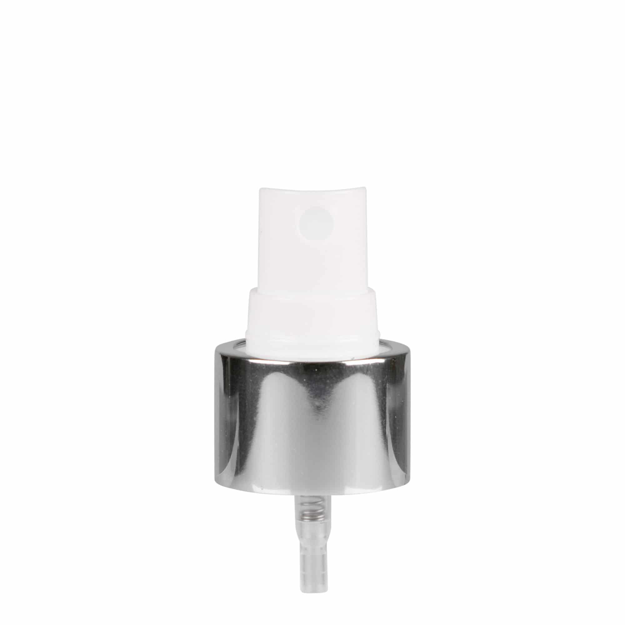 Bouchon à vis avec pulvérisateur spray, plastique PP, blanc, pour ouverture : 24/410