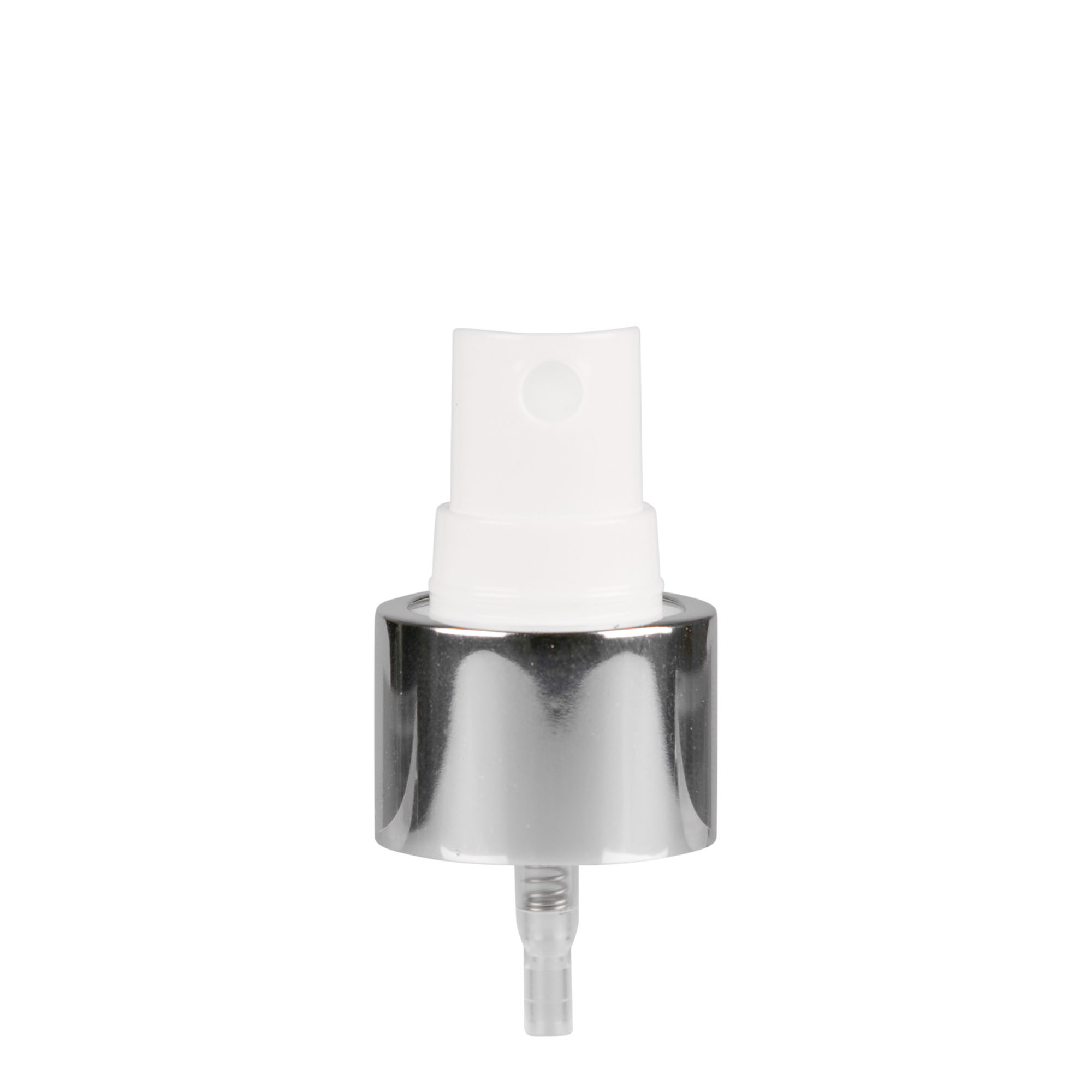 Bouchon à vis avec pulvérisateur spray, plastique PP, blanc, pour ouverture : 24/410