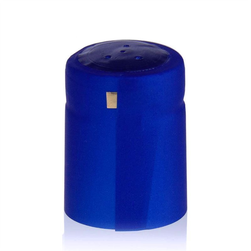 Capsule thermo-rétractable 32x41, plastique PVC, bleu