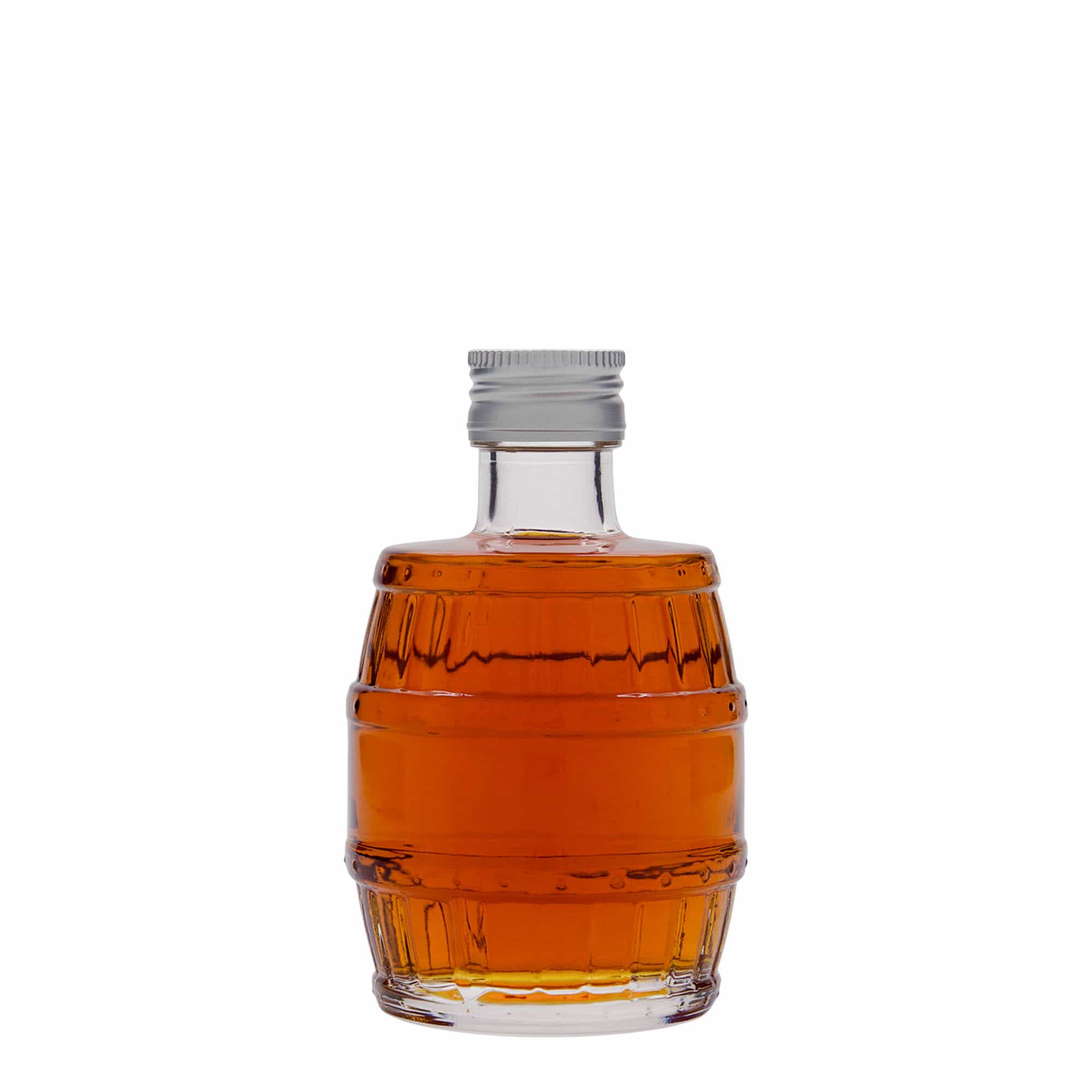 Bouteille en verre 200 ml « tonneau », ouverture : PP 28