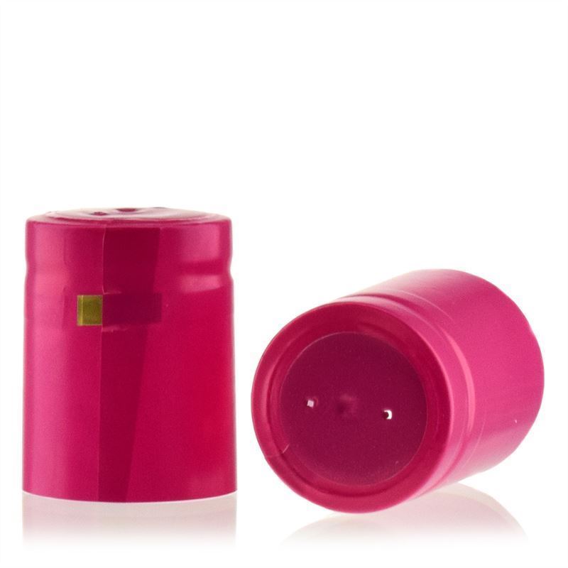 Capsule thermorétractable 32x41, plastique PVC, rose Capsule thermorétractable 32x41, plastique PVC, rose