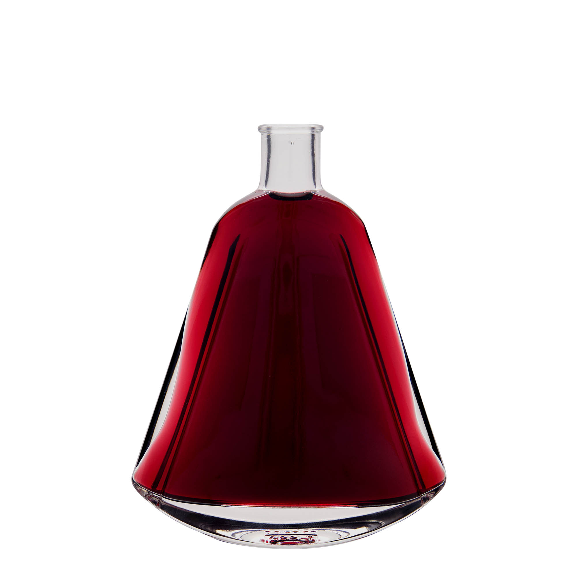Bouteille en verre 350 ml 'Maurizio', ovale, ouverture : bouchon en liège