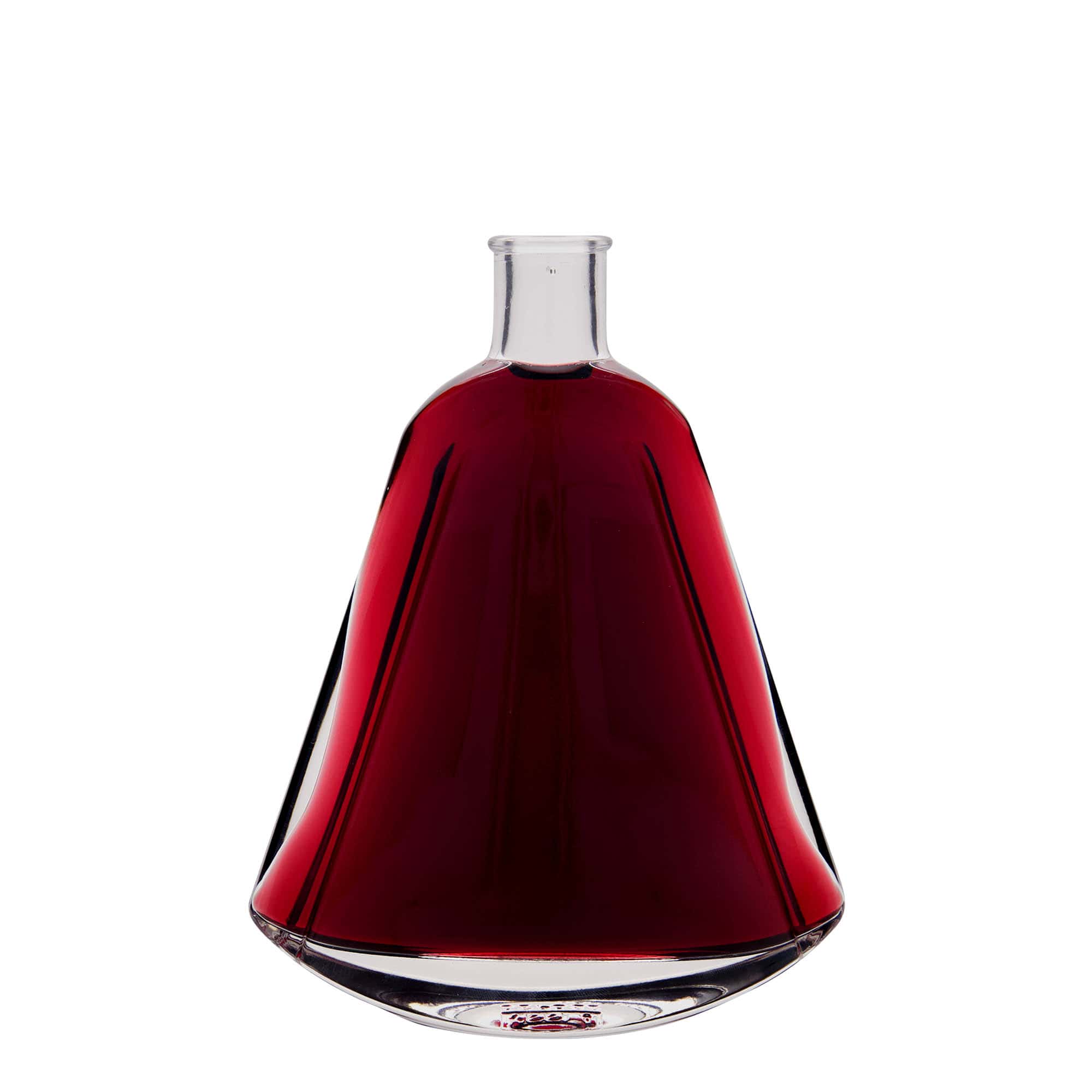 Bouteille en verre 350 ml 'Maurizio', ovale, ouverture : bouchon en liège