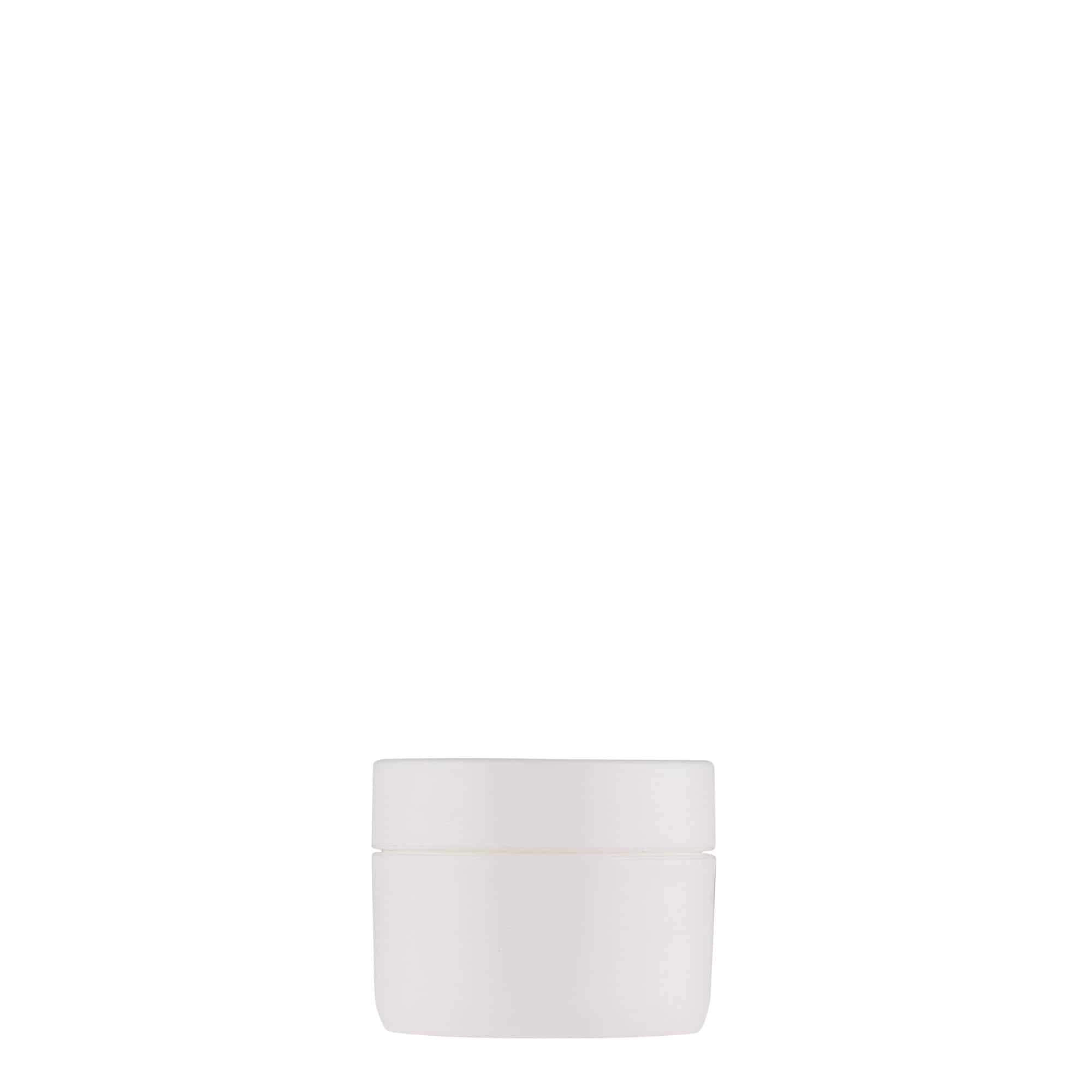 Dose en plastique 10 ml 'Antonella', PP, blanc, ouverture : bouchon à vis