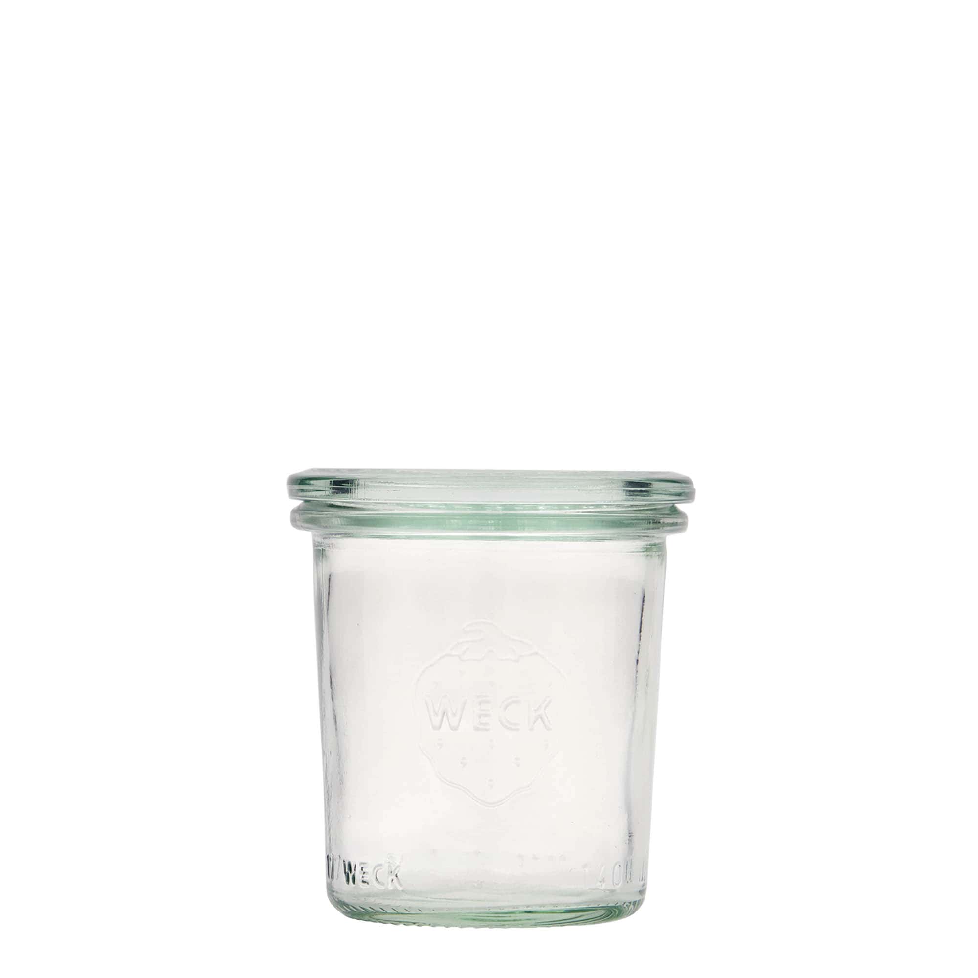 140 ml bocal WECK à renversement, ouverture : bord rond