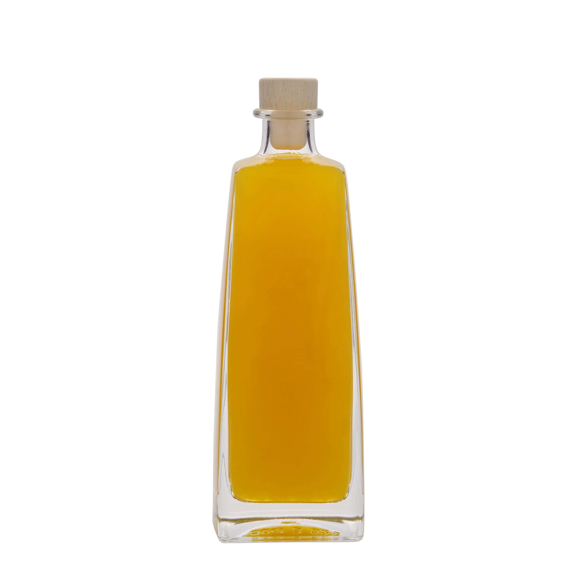 Bouteille en verre 500 ml « Timmy », rectangulaire, ouverture : bouchon en liège