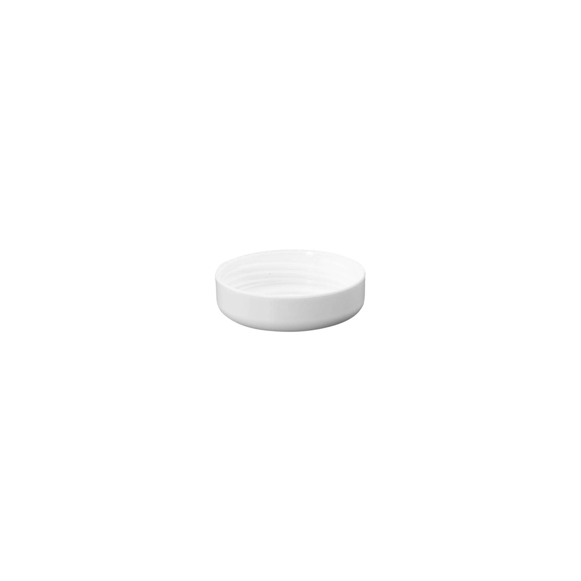 Bouchon à vis pour 5 ml 'Bianca', plastique PP, blanc