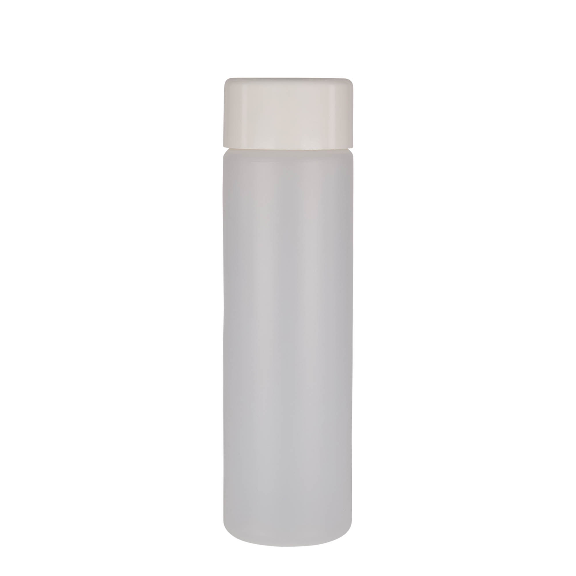 500 ml bouteille ronde, plastique PE, naturel, ouverture : bouchon à vis