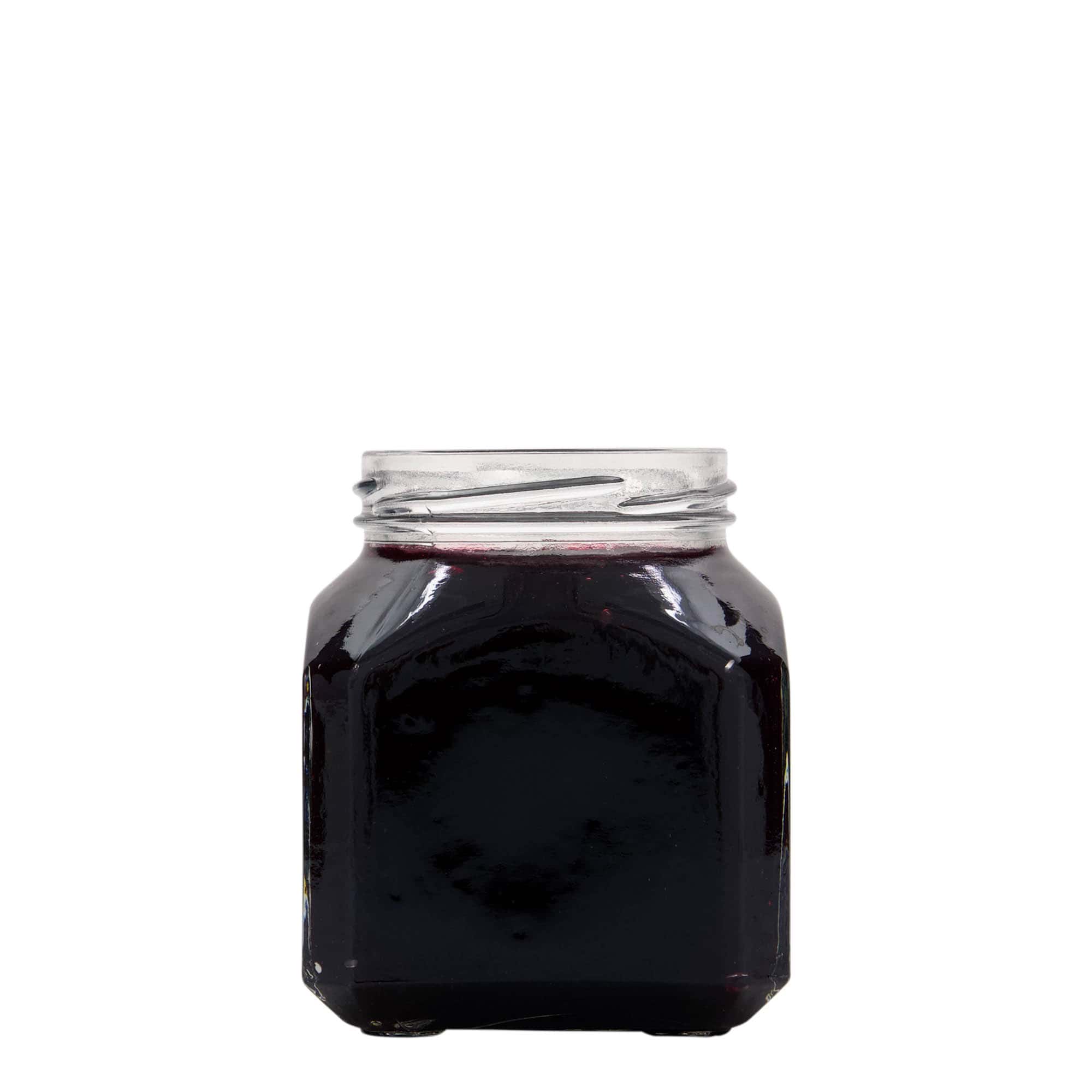 314 ml Verre carré 'Milan', ouverture : Twist-Off (TO 63)