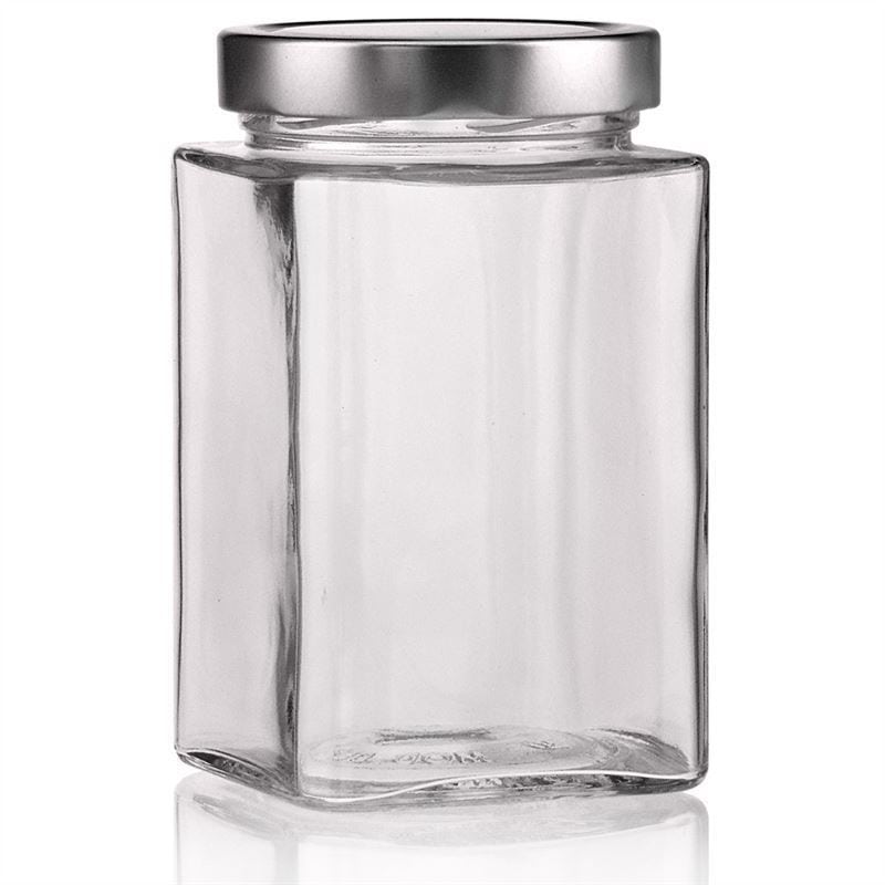 720 ml bocal carré « Ikarus », ouverture : Deep-Twist-Off (DTO 82)