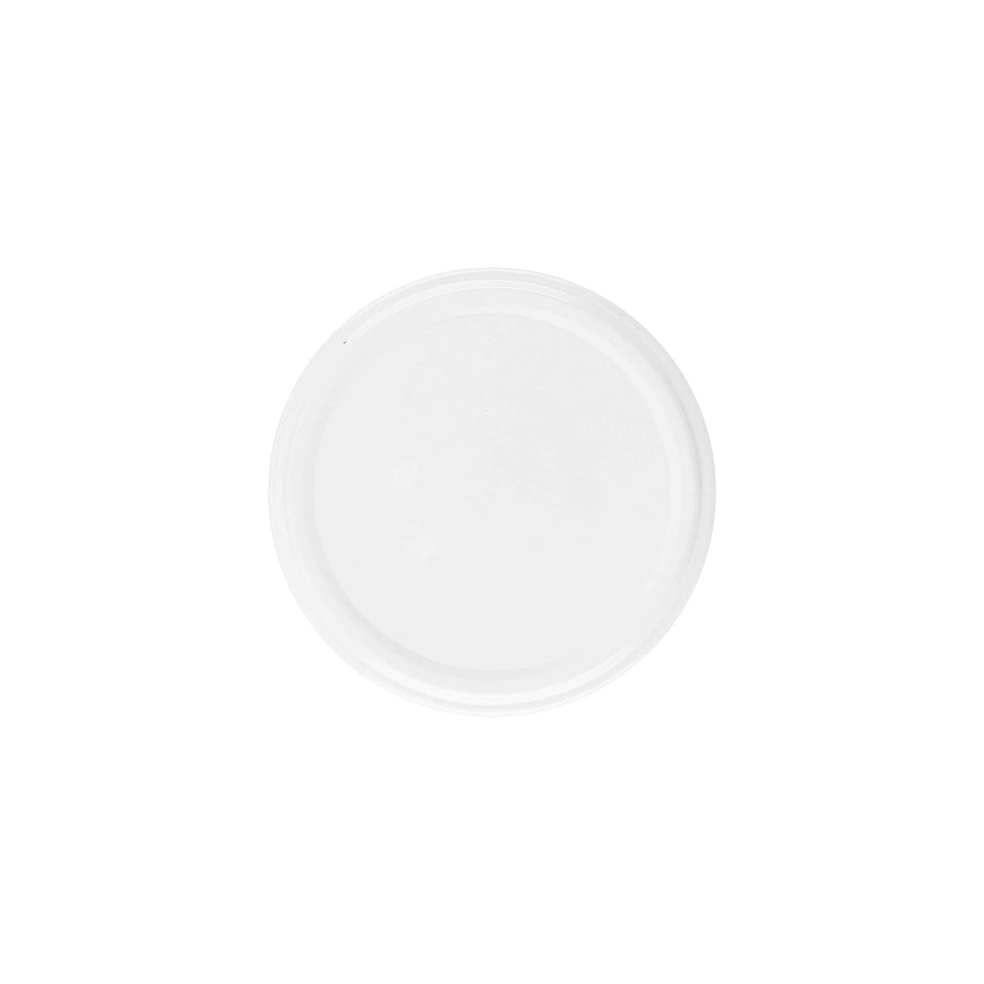 Bouchon à vis, tôle blanche, blanc, pour ouverture : TO 70