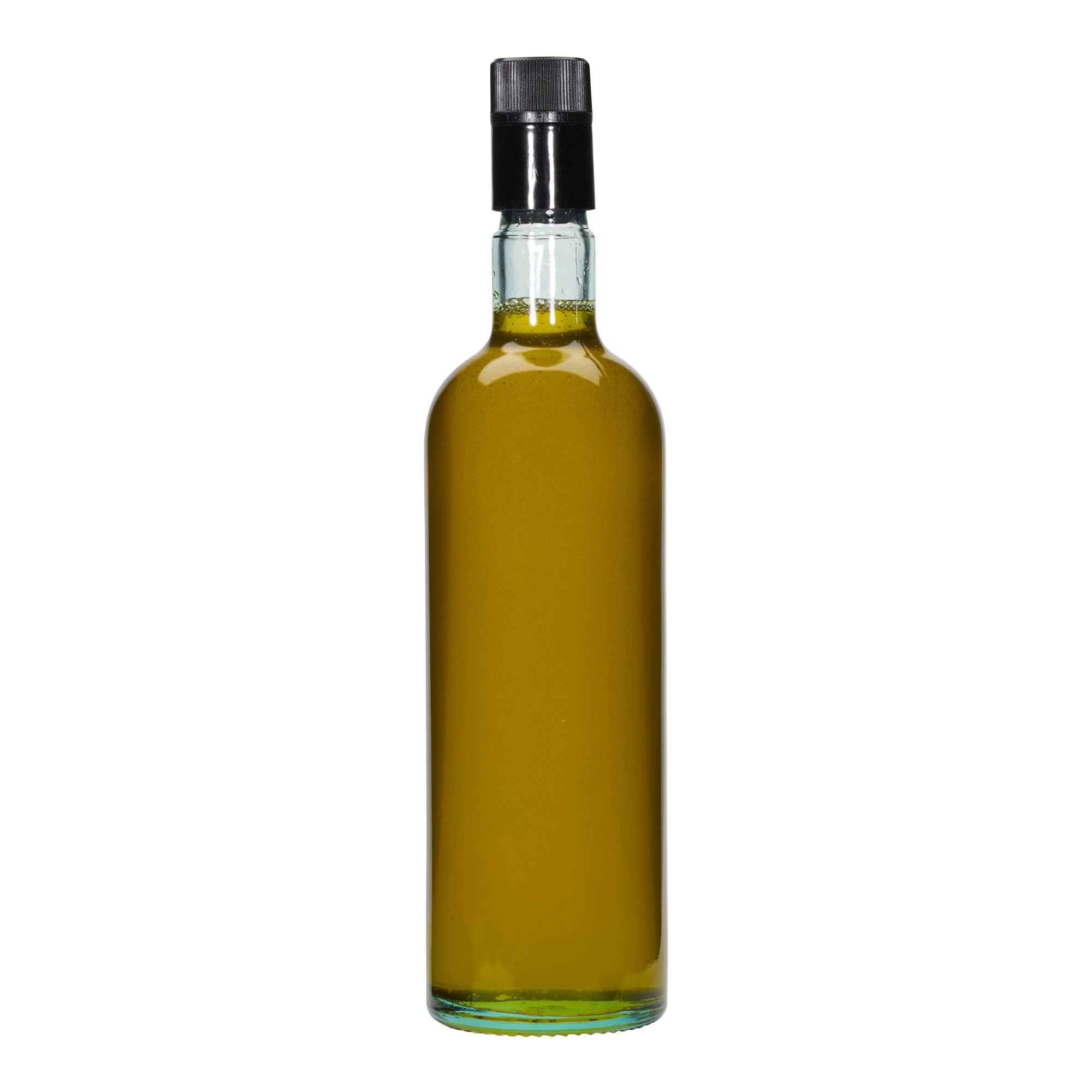 Bouteille de vinaigre/huile 750 ml 'Willy New', verre, vert clair, ouverture : DOP