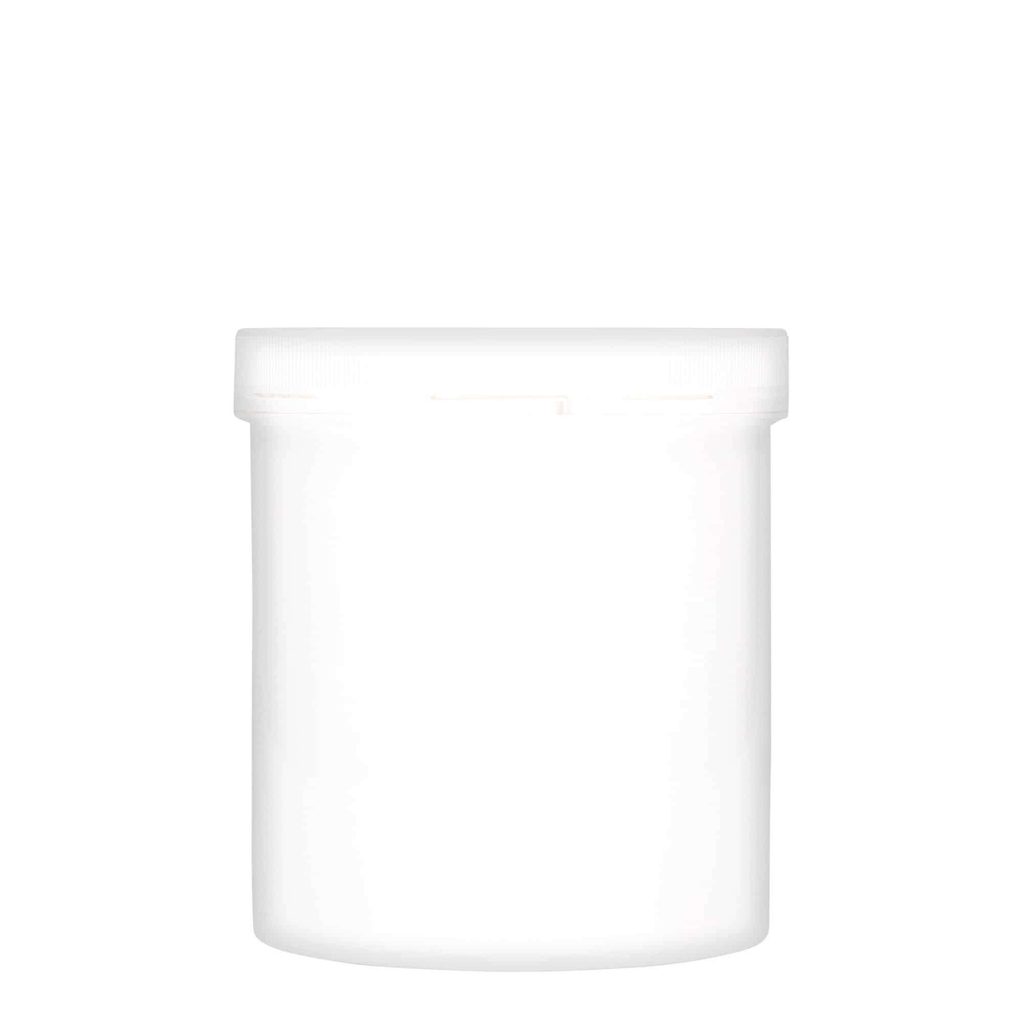 Boîte en plastique 1 000 ml 'Securilock', PP, blanche, col : bouchon à vis