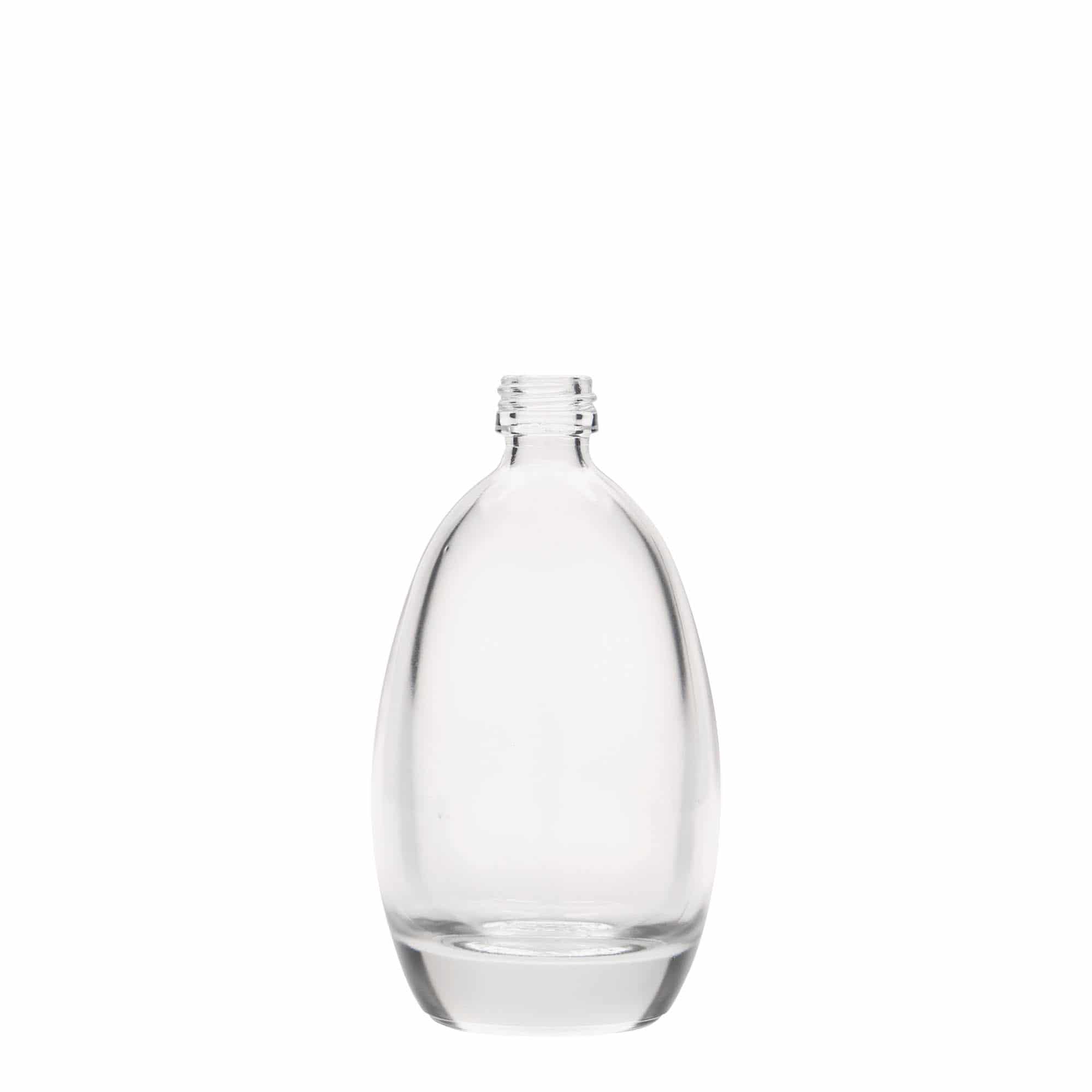 Flacon en verre 100 ml « Œuf », ouverture : PP 18 Flacon en verre 100 ml « Œuf », ouverture : PP 18