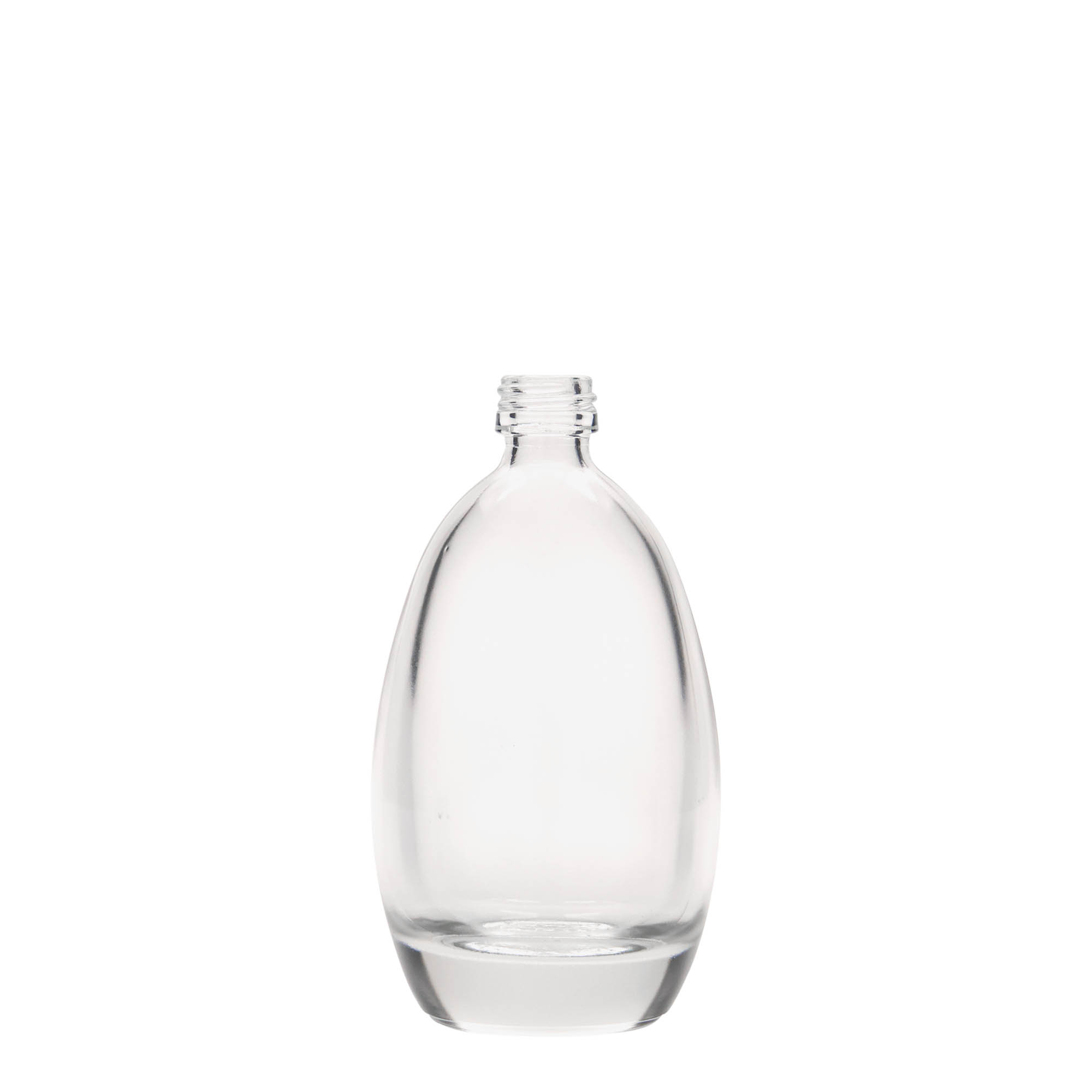 Flacon en verre 100 ml « Œuf », ouverture : PP 18 Flacon en verre 100 ml « Œuf », ouverture : PP 18