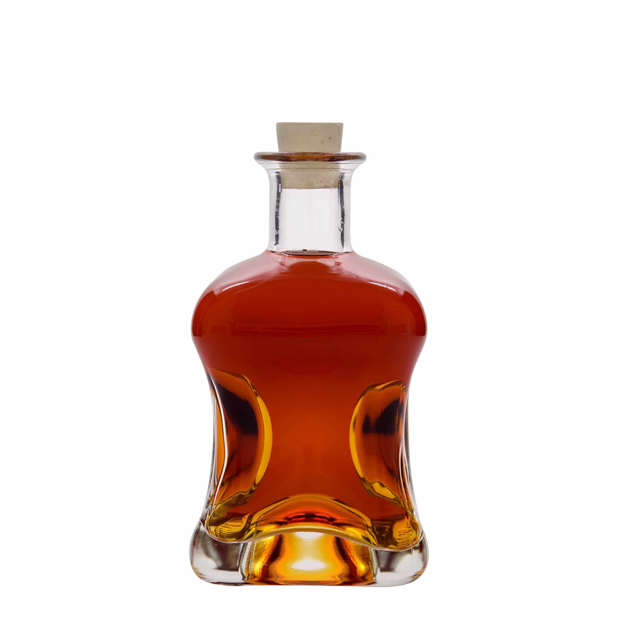 Bouteille en verre 500 ml 'Dublin', carrée, bouchage: bouchon