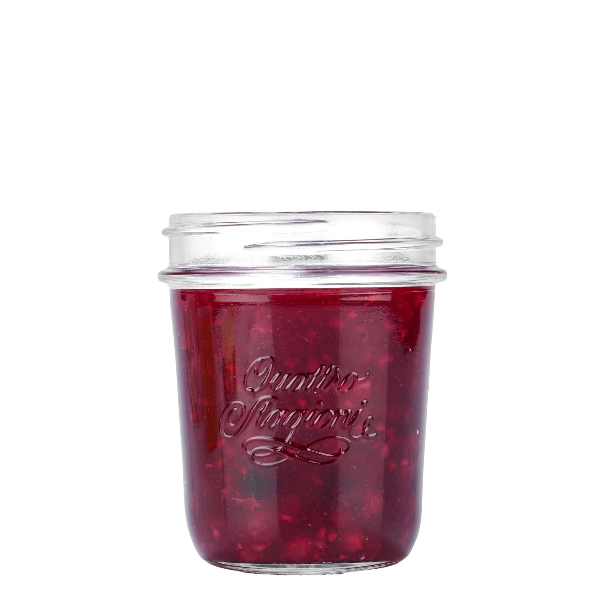 Pot à confiture 320 ml « Quattro Stagioni », ouverture : fermeture à vis