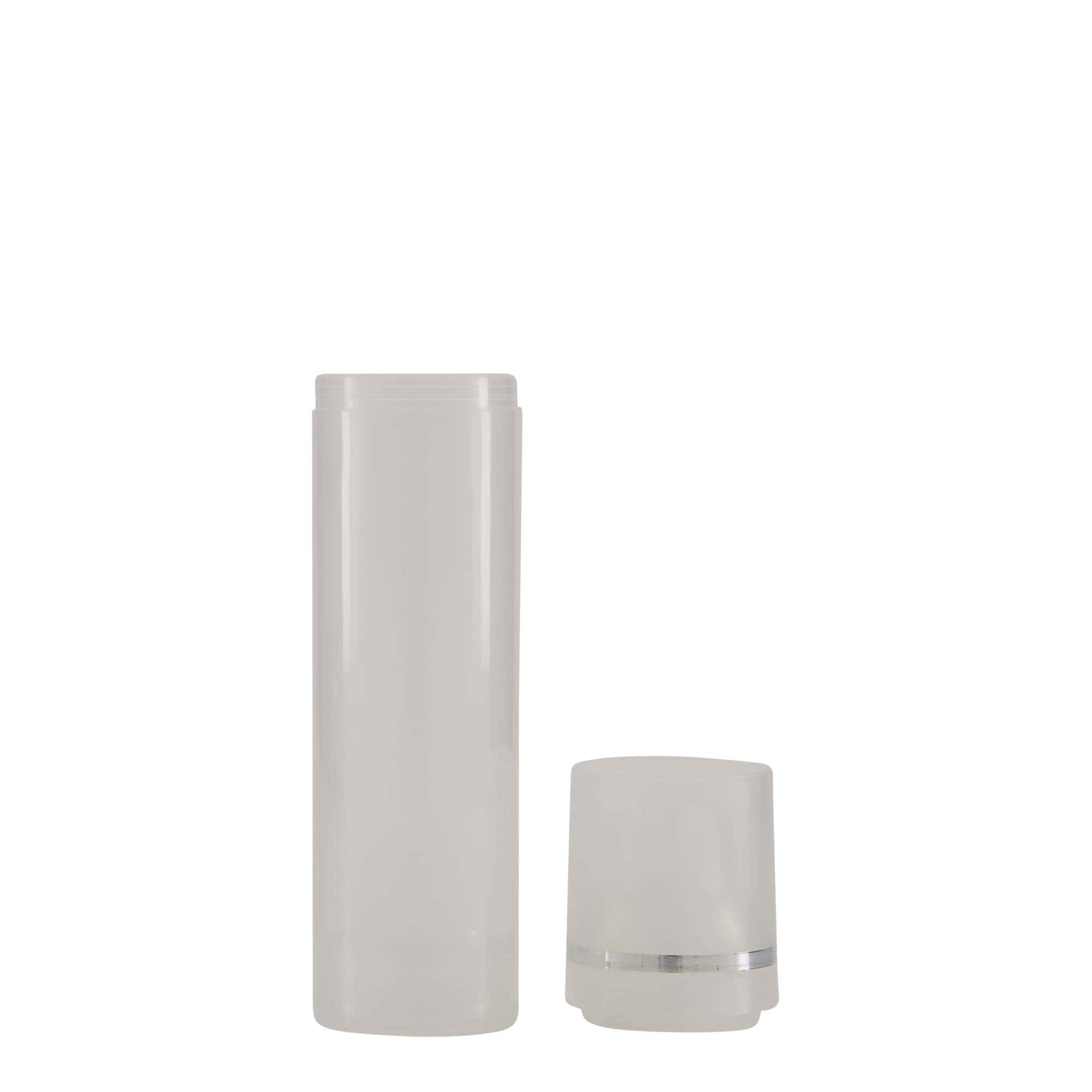 Distributeur airless 75 ml « Mezzo », plastique PP, naturel