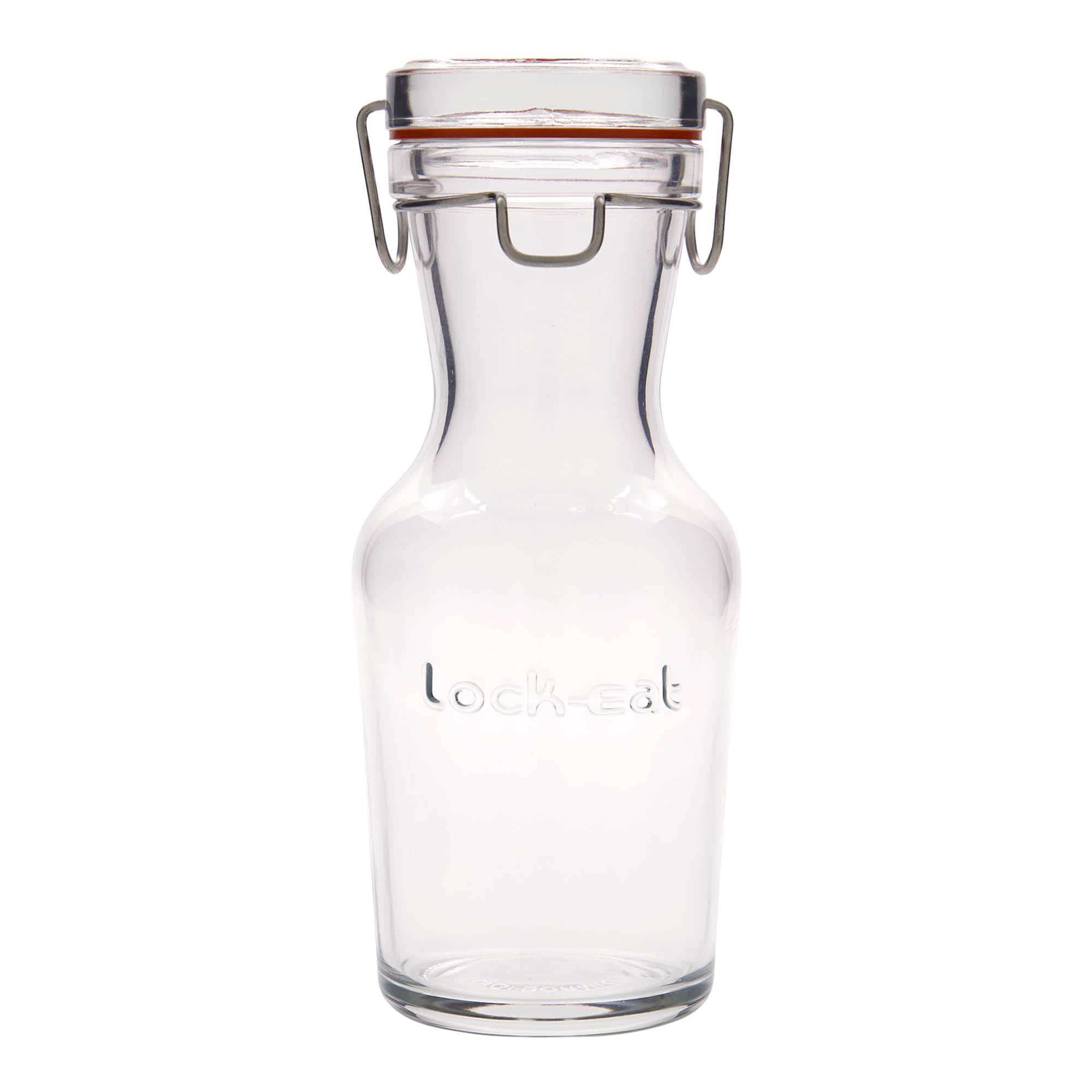 Carafe en verre 500 ml 'Lock-Eat', col : bouchon mécanique