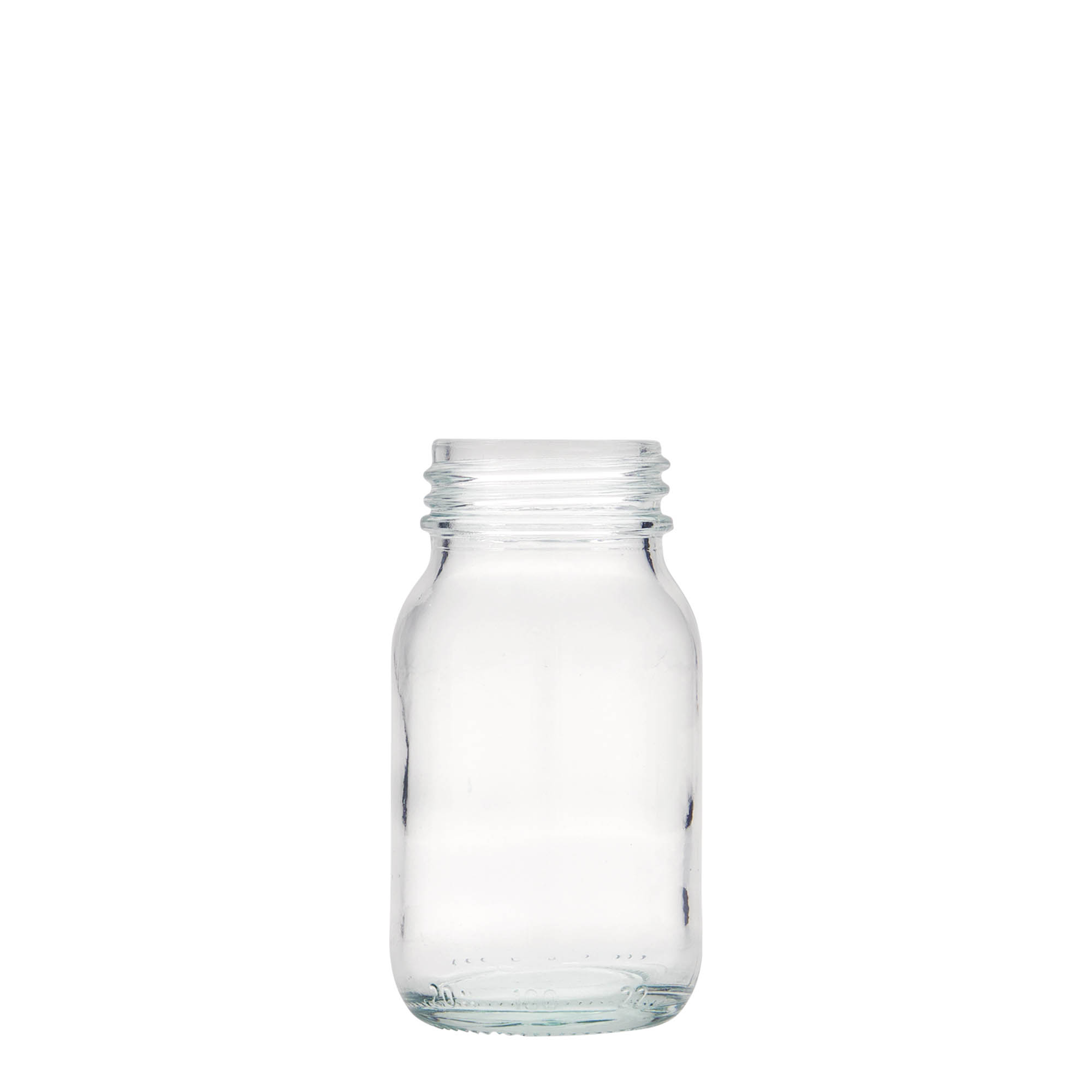 100 ml bocal à large ouverture, embouchure : DIN 40 100 ml bocal à large ouverture, embouchure : DIN 40