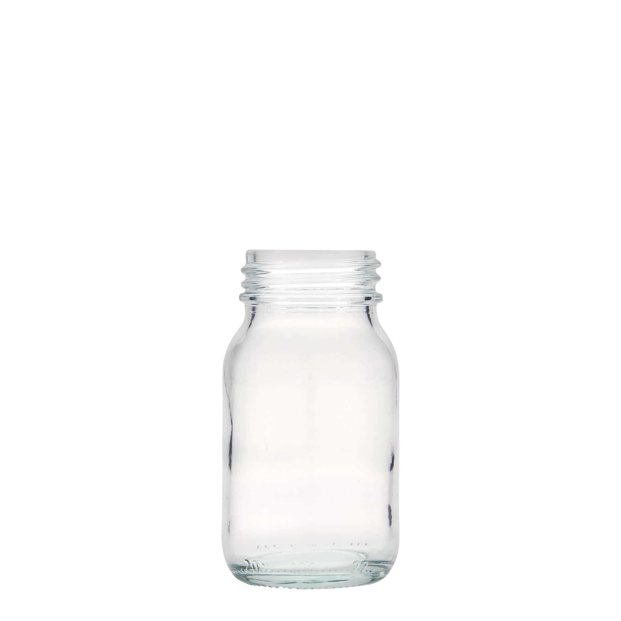 100 ml bocal à large ouverture, embouchure : DIN 40