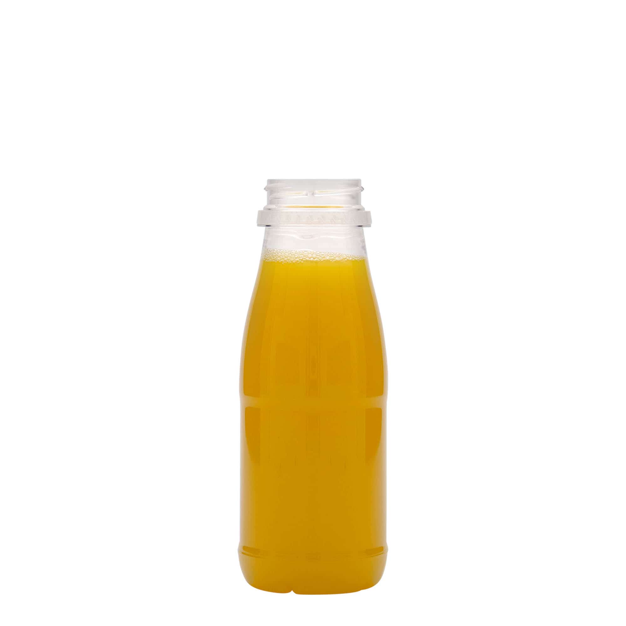 Bouteille PET 250 ml 'Milk and Juice', plastique, ouverture : 38 mm