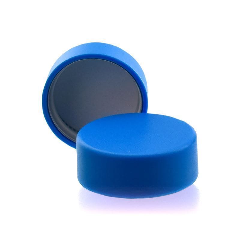 Bouchon à vis, plastique ABS, bleu eau, pour col : GPI 33/400