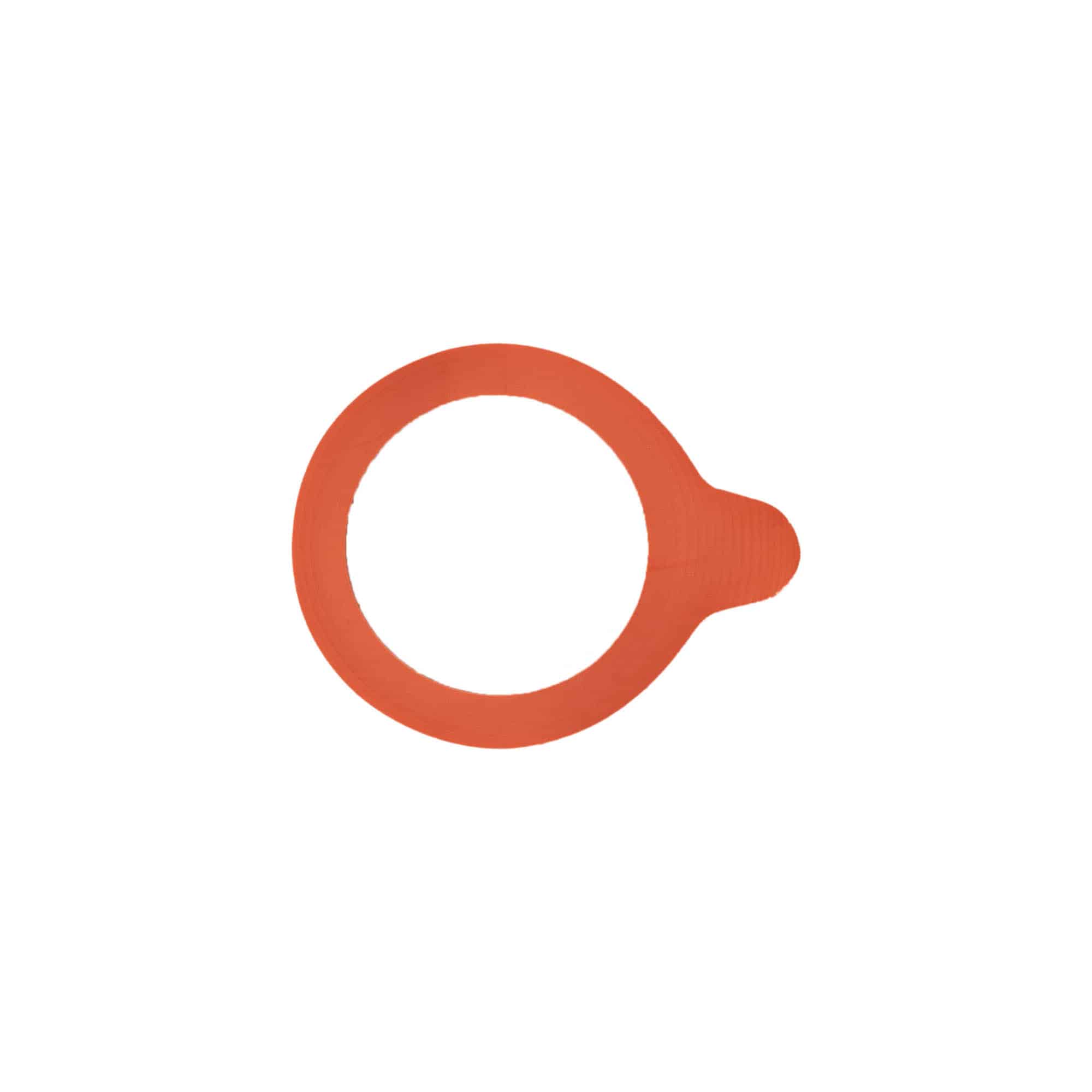 Anneau de mise en conserve WECK RR40, rouge, ouverture : bord rond