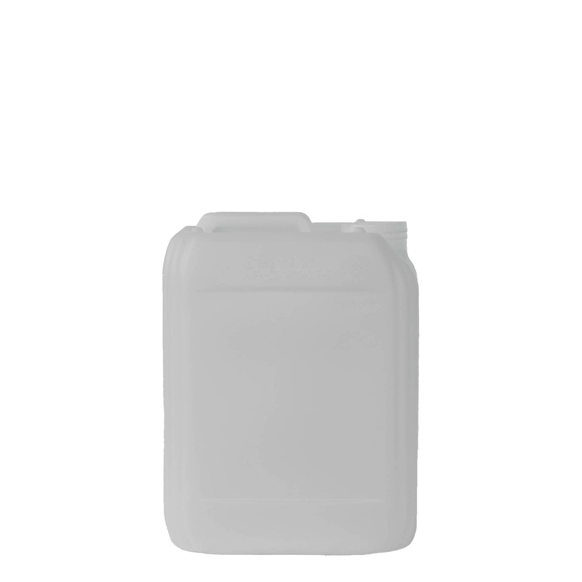 Bidon de 5 l, rectangulaire, plastique HDPE, naturel, ouverture : ND 55