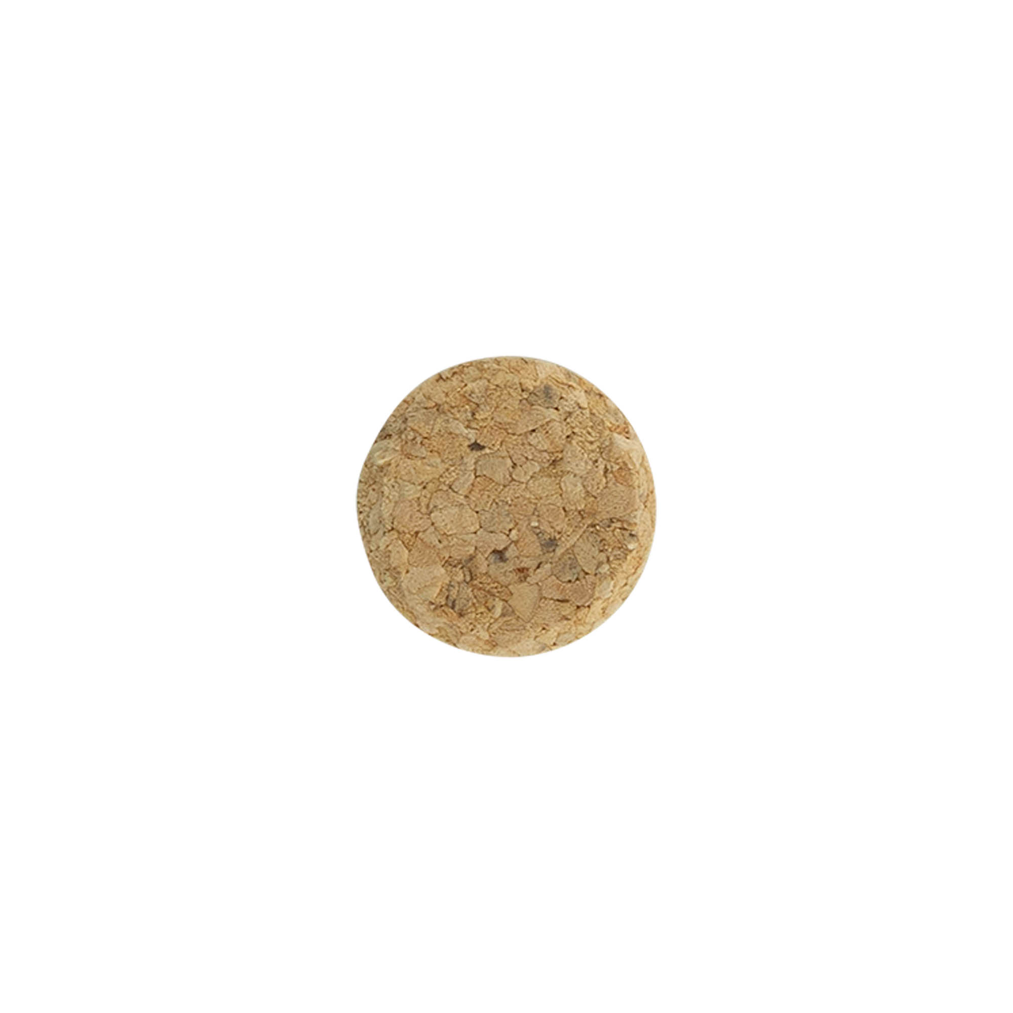 Bouchon de vin 22,5 mm, bouchon pressé, beige, pour ouverture : liège