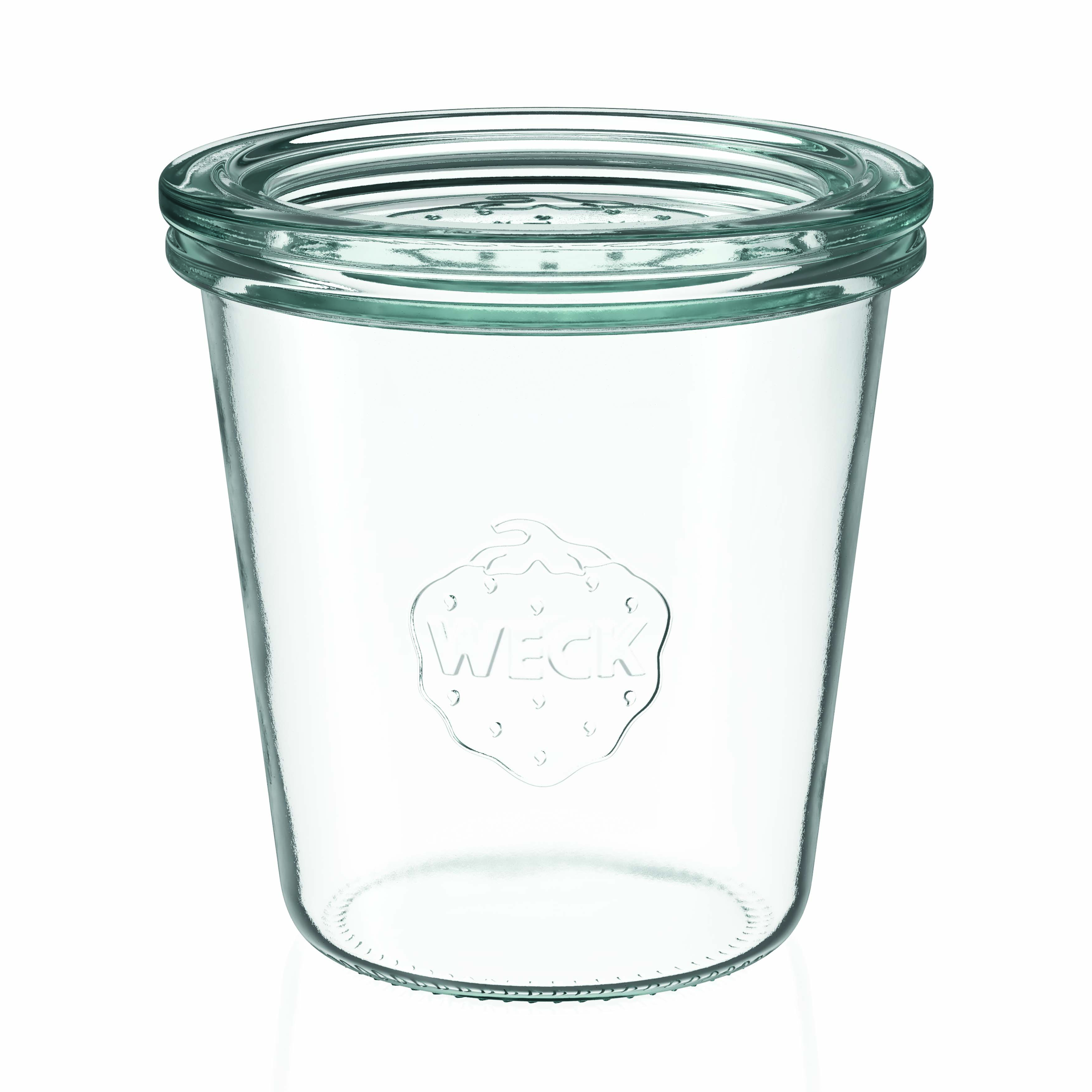 290 ml bocal WECK à renversement, ouverture : bord rond 290 ml bocal WECK à renversement, ouverture : bord rond