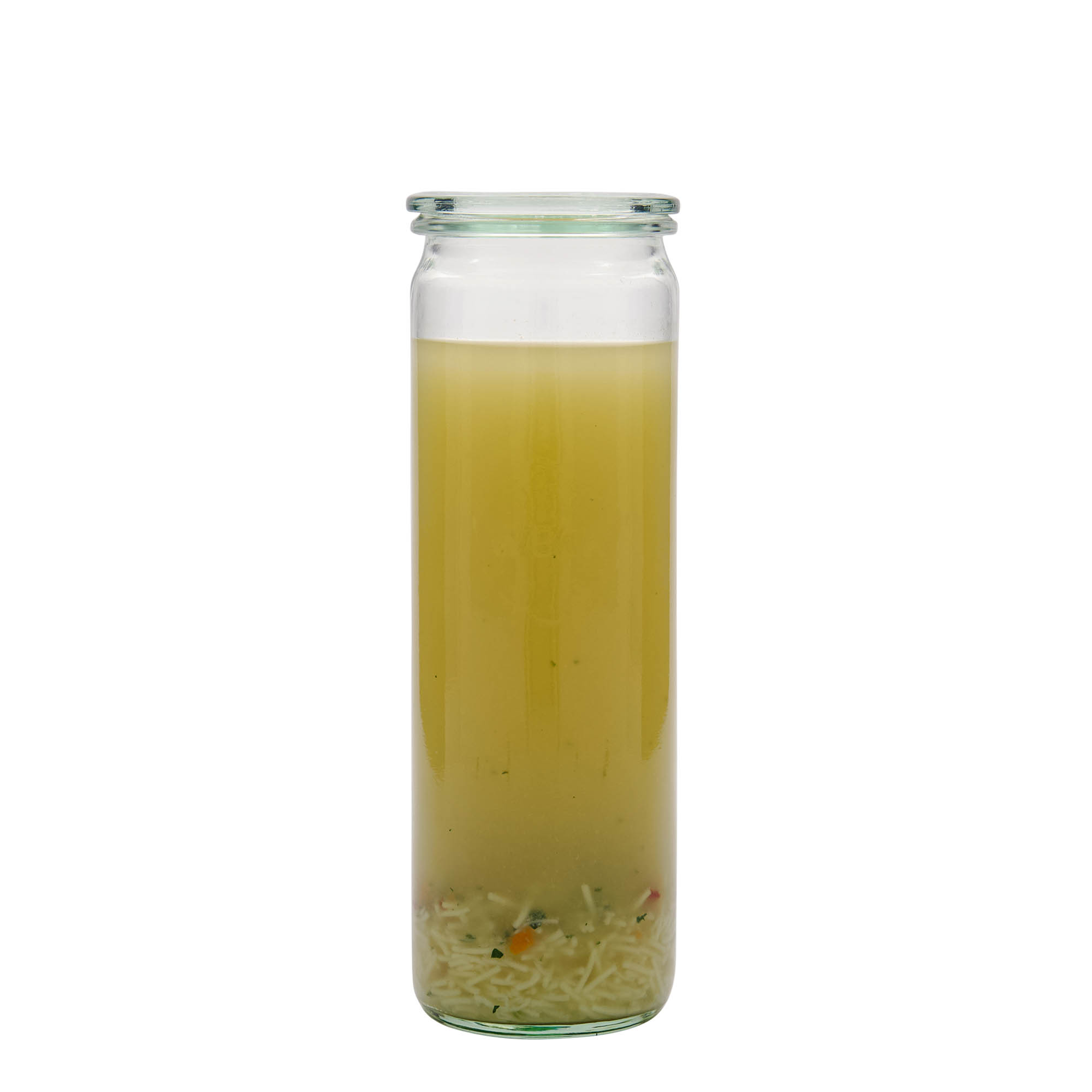 600 ml verre cylindrique WECK, ouverture : bord rond