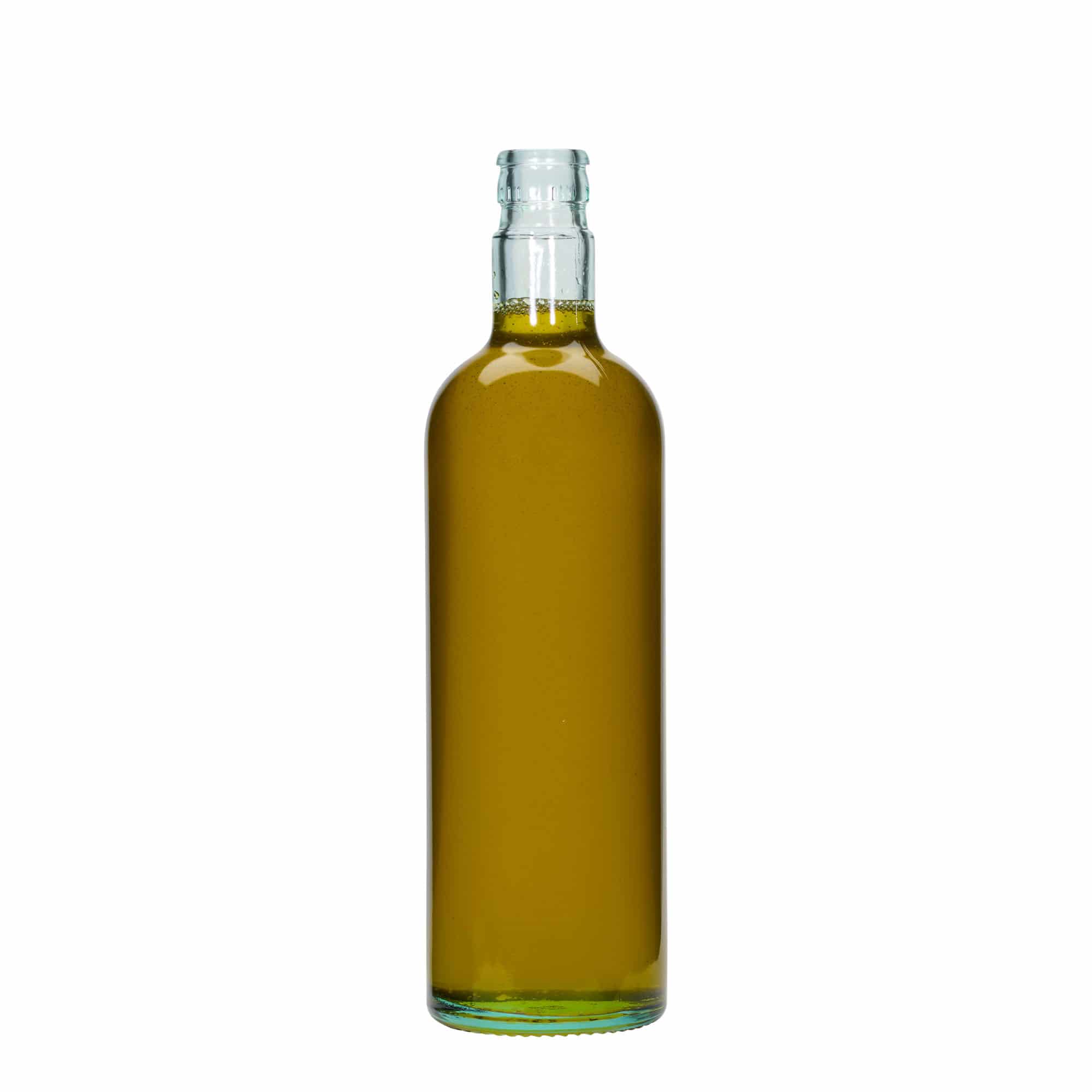 Bouteille de vinaigre / d’huile 750 ml 'Willy New', verre, vert clair, bouchage: DOP